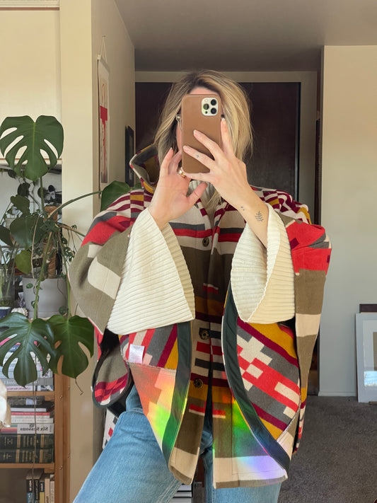 Pre-loved Pendleton Cape Jacket - OS