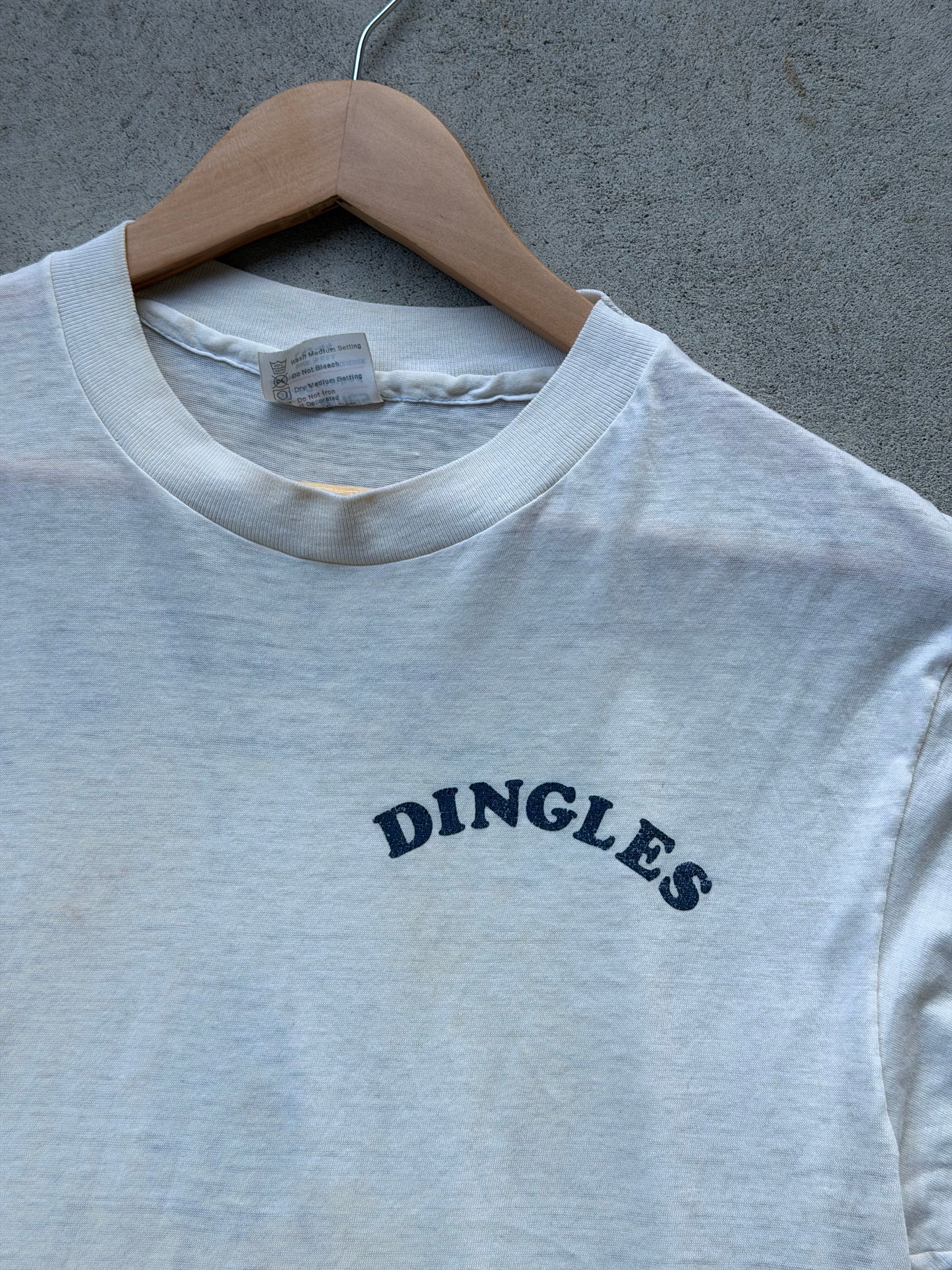 Vintage 1982 Paper Thin "Dingles" Tee OFF WHITE - M/L