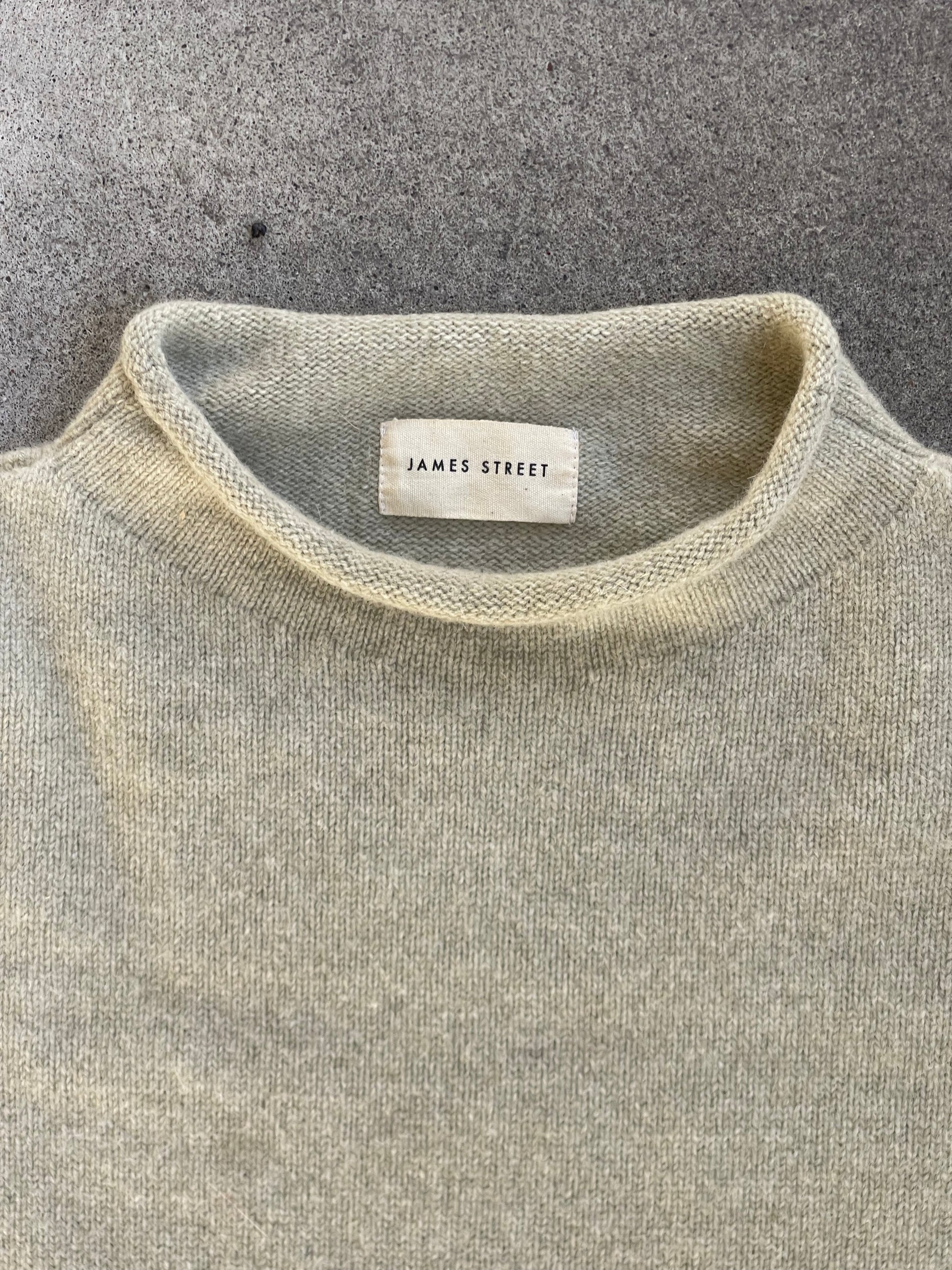 Pre-loved James Street Co Marled Funnel Sweater - M