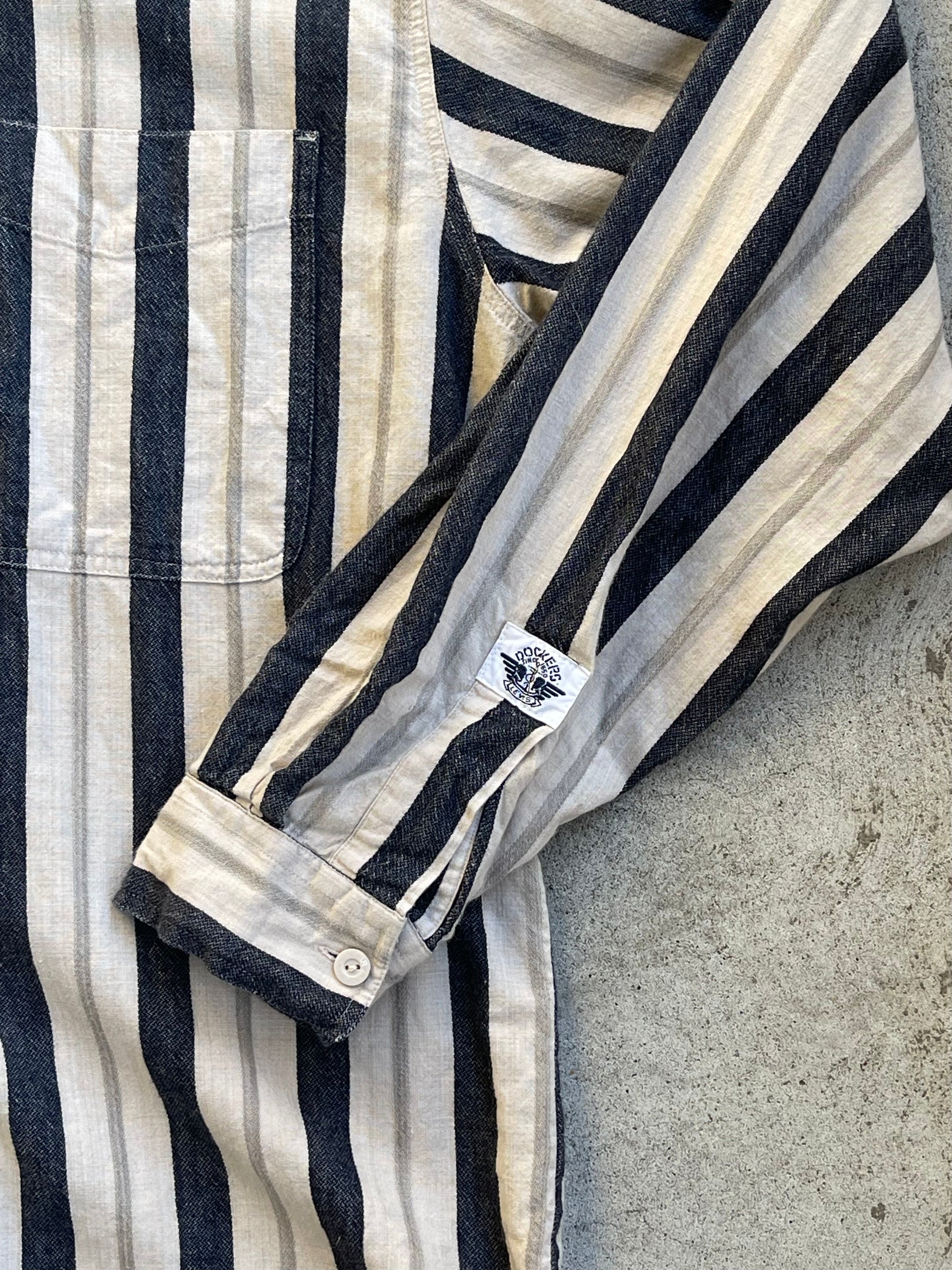 Vintage Stripe Button Up ( STRIPE ) - L/XL