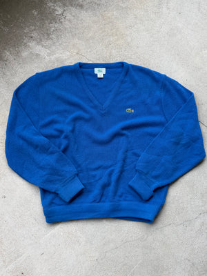 Vintage Dad Sweater in COBALT - XL