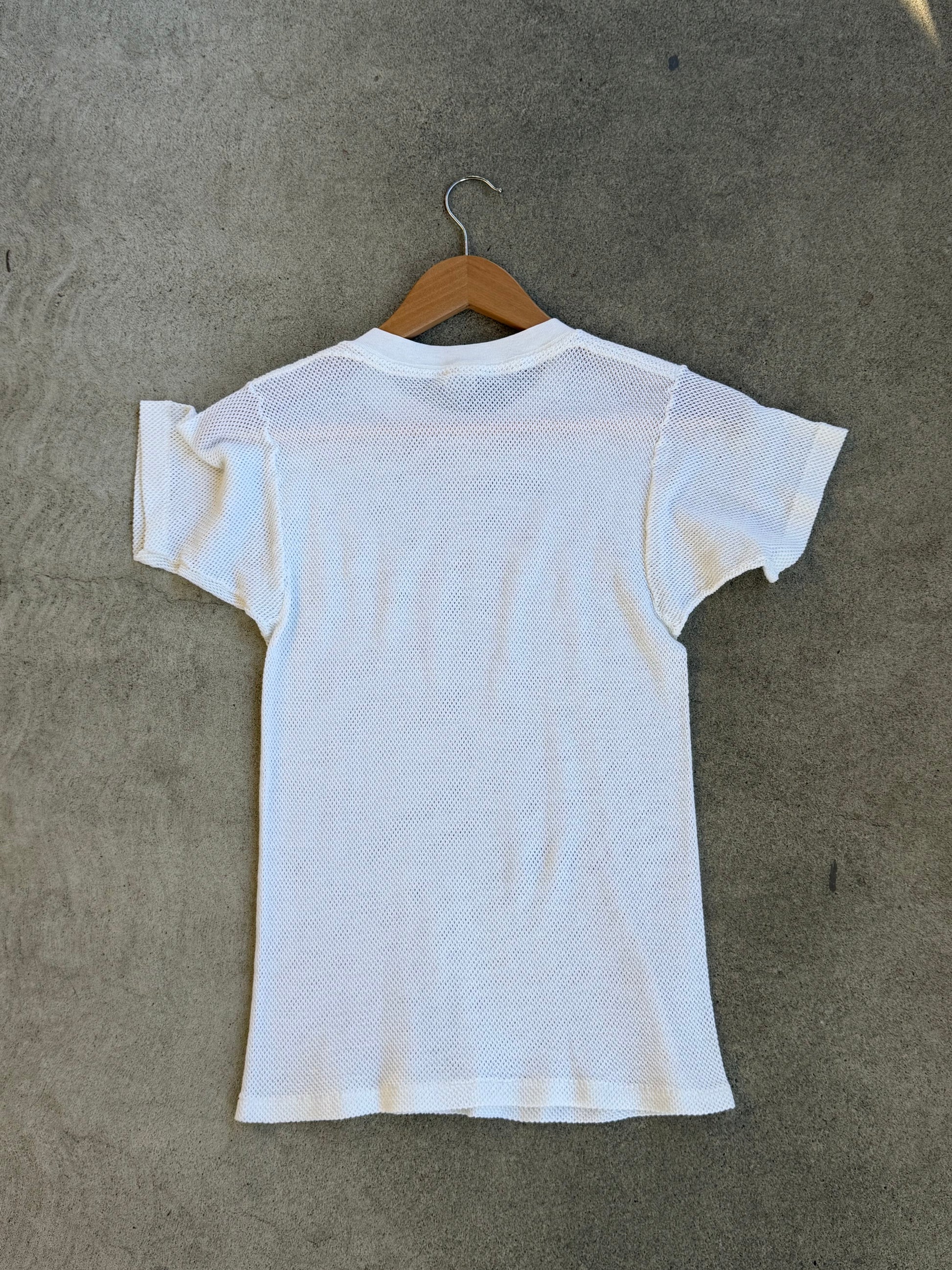 Vintage Mesh Tee WHITE - S