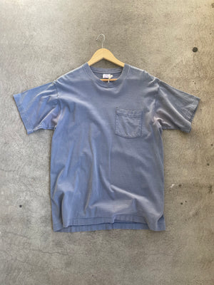 Vintage Pocket Tee BLUE GREY - L