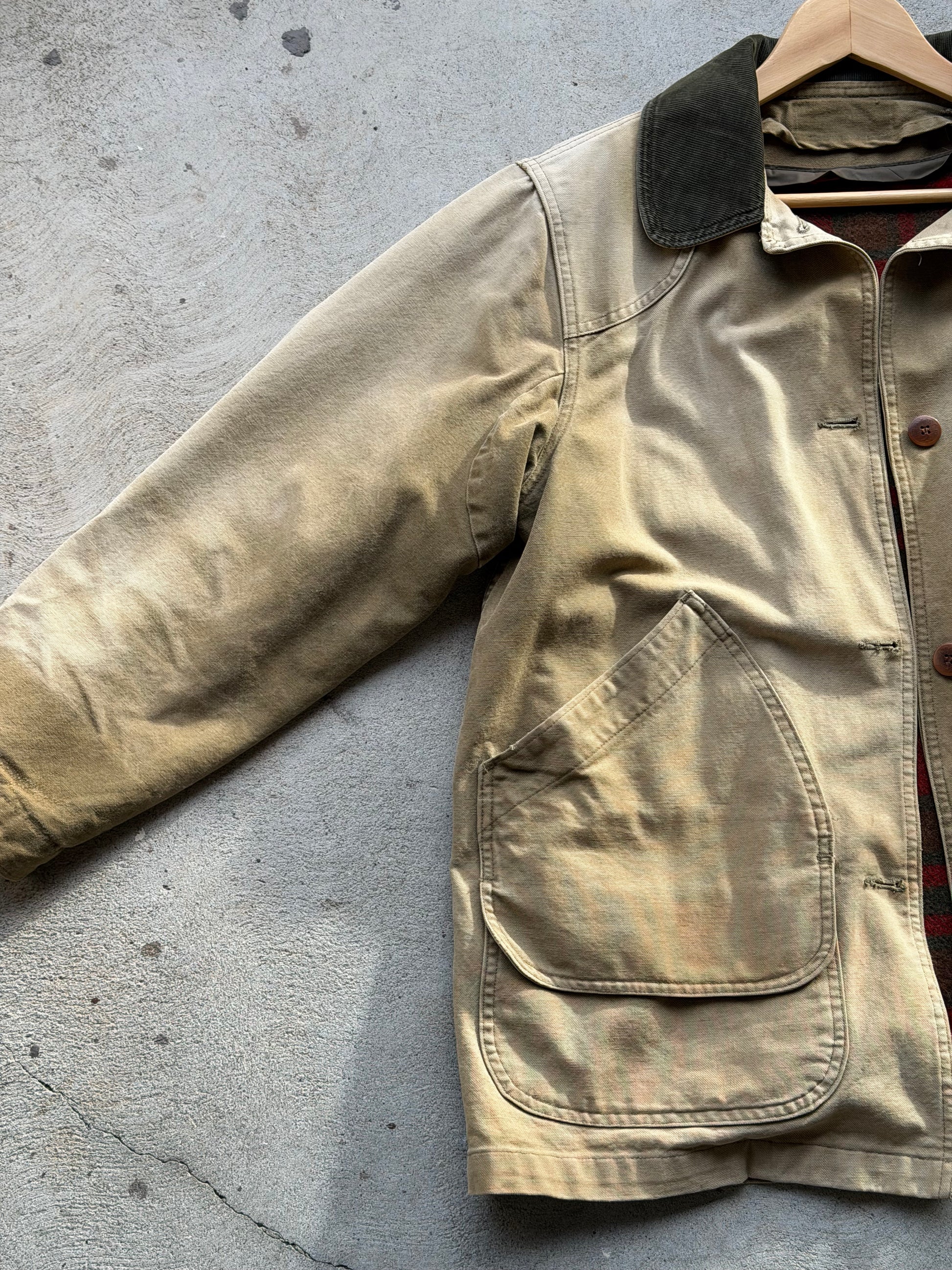 Vintage Blanket Lined Chore Coat - M