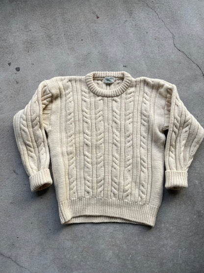 Vintage Wool Knit Sweater - L