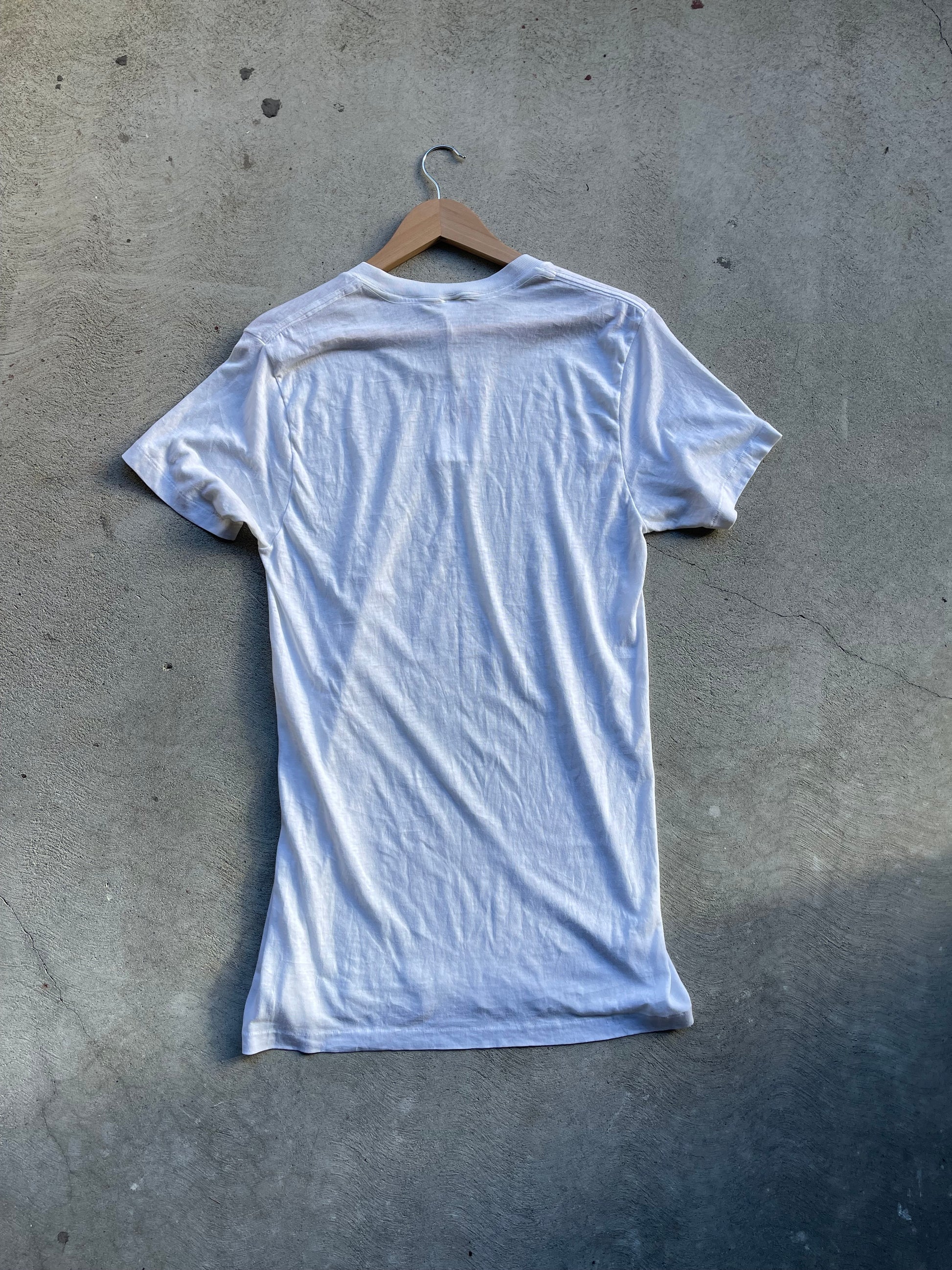 Vintage Paper Thin Crew Neck WHITE - S/M