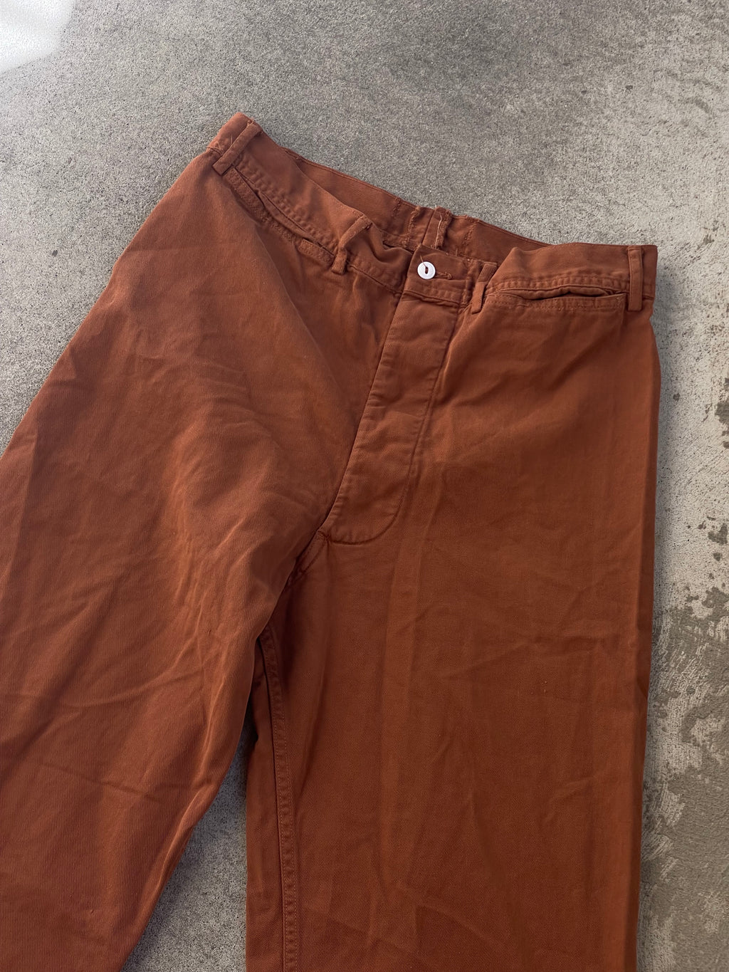 Vintage Overdyed Wide Leg Sailor Pant EARTH - 30"
