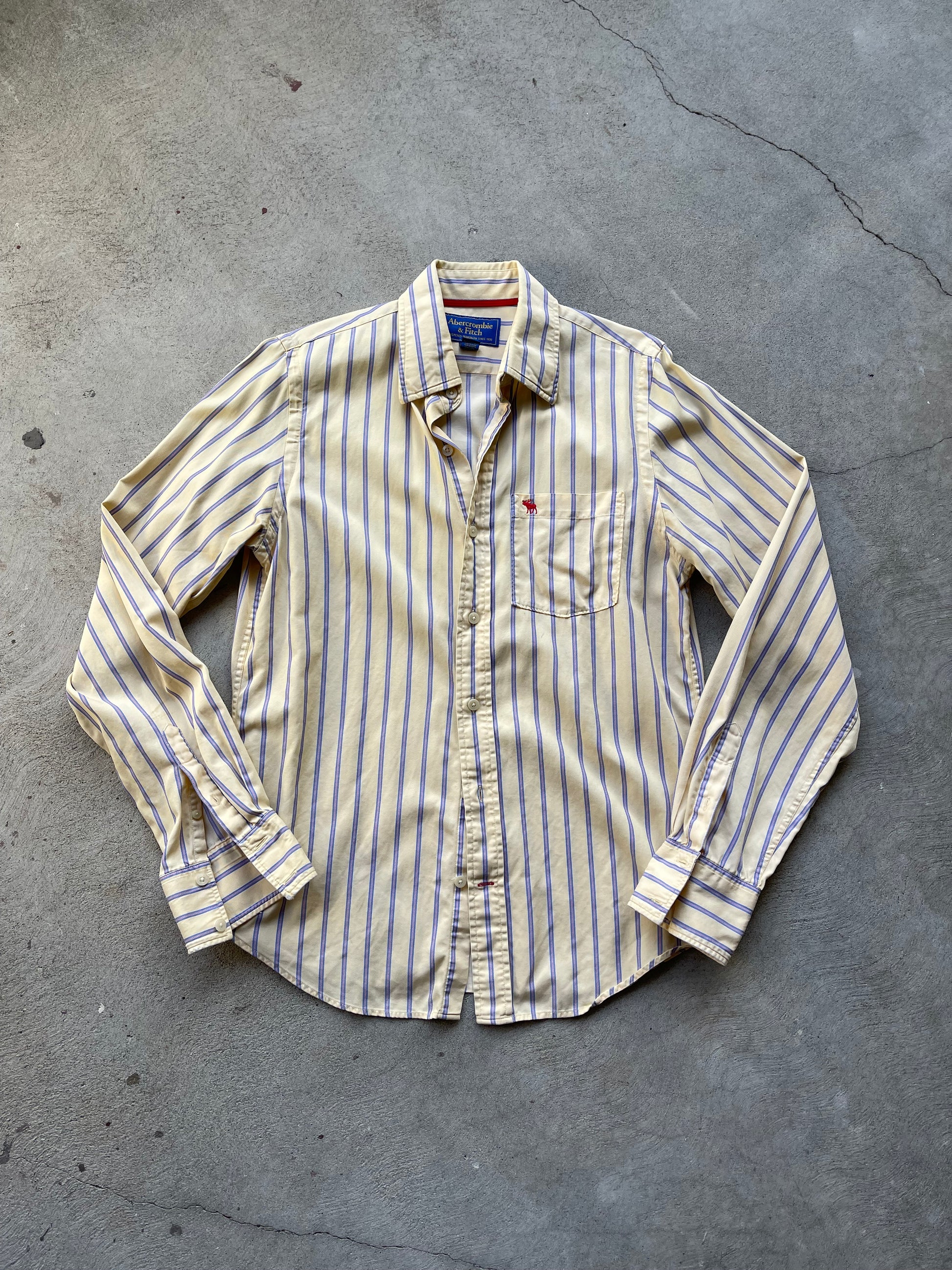 Pre-loved Men's Logo Dress Shirt ( YELLOW ) - S/M