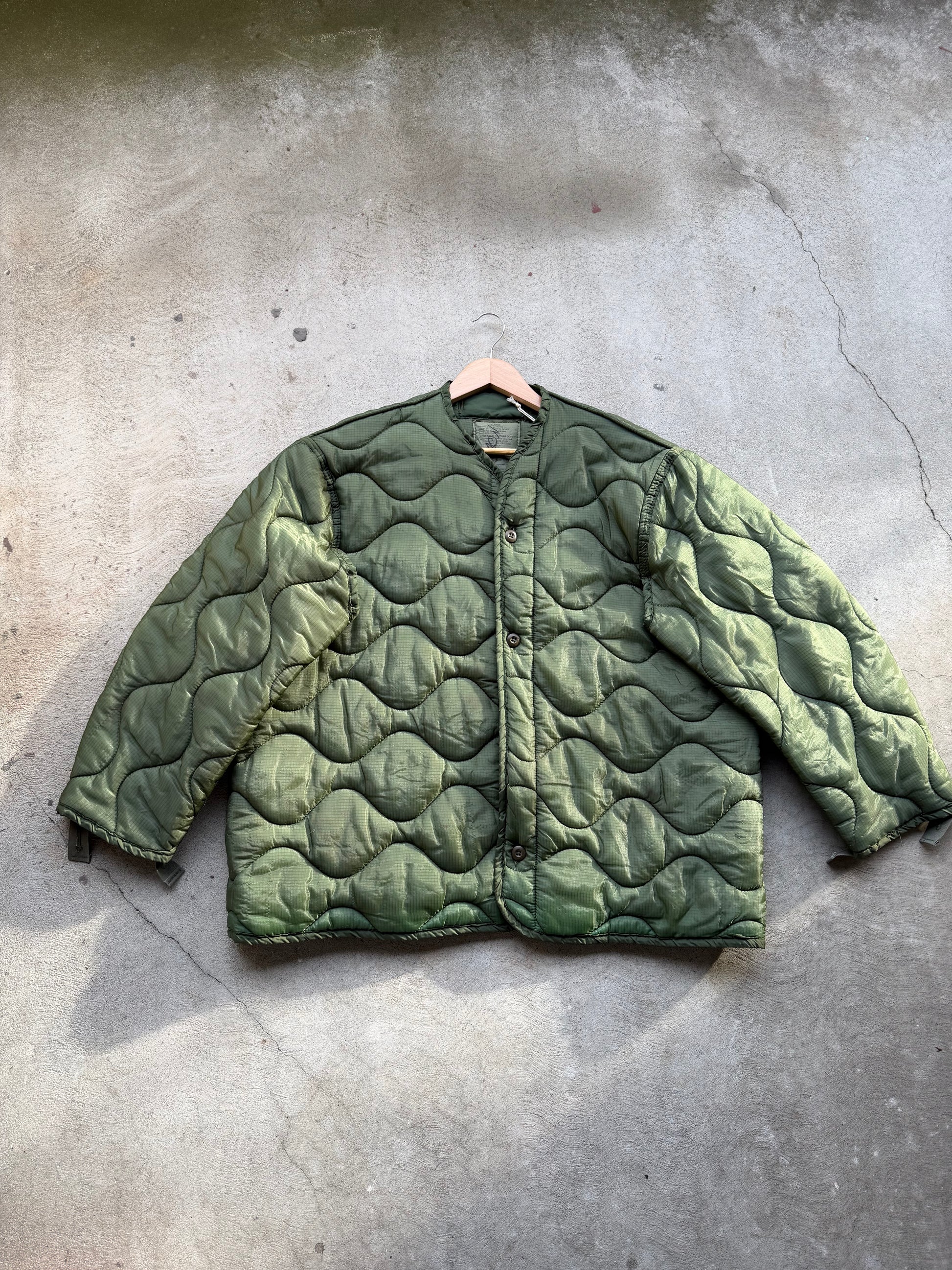 Vintage Military Liner GREEN - XL