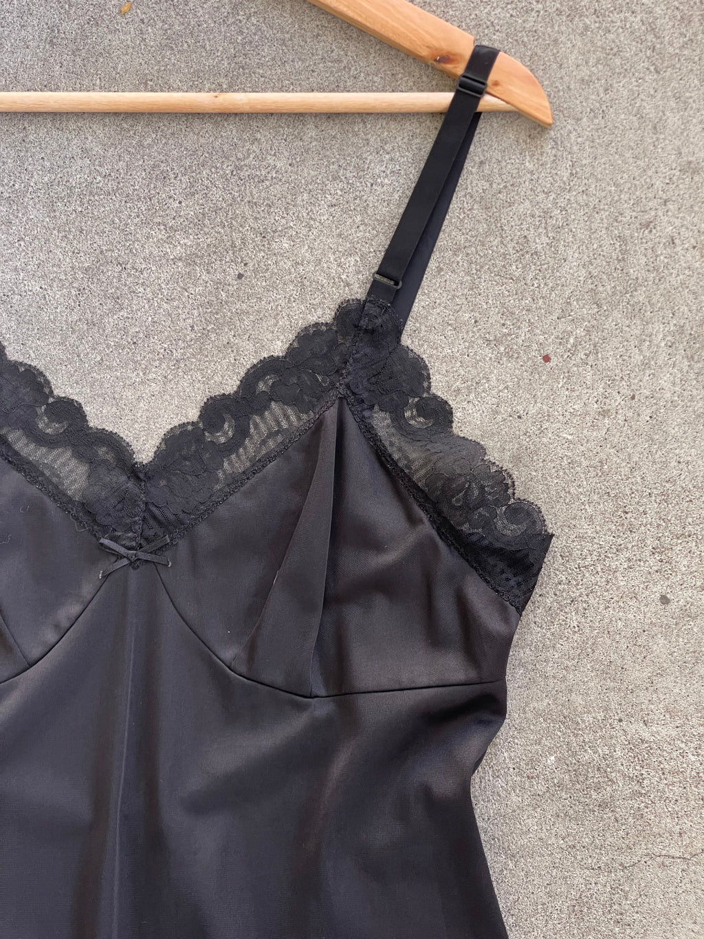 Vintage Slip Dress BLACK 02 - M