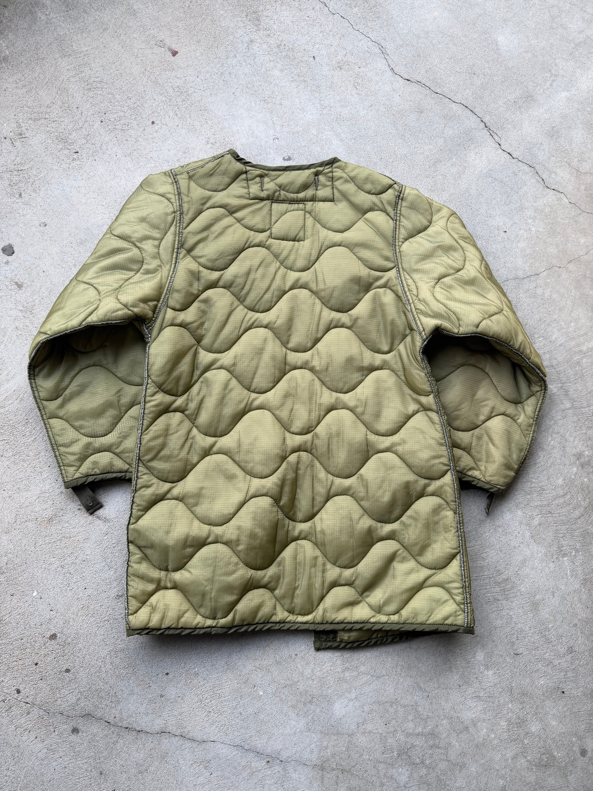 Vintage Military Parka Long Liner Jacket - S