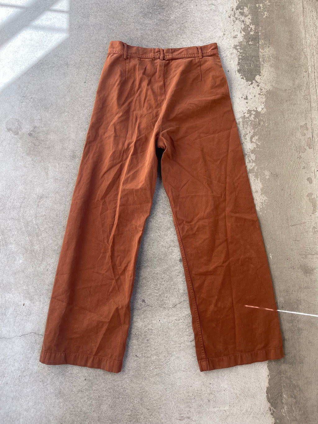 Vintage Overdyed Wide Leg Sailor Pant EARTH - 30"