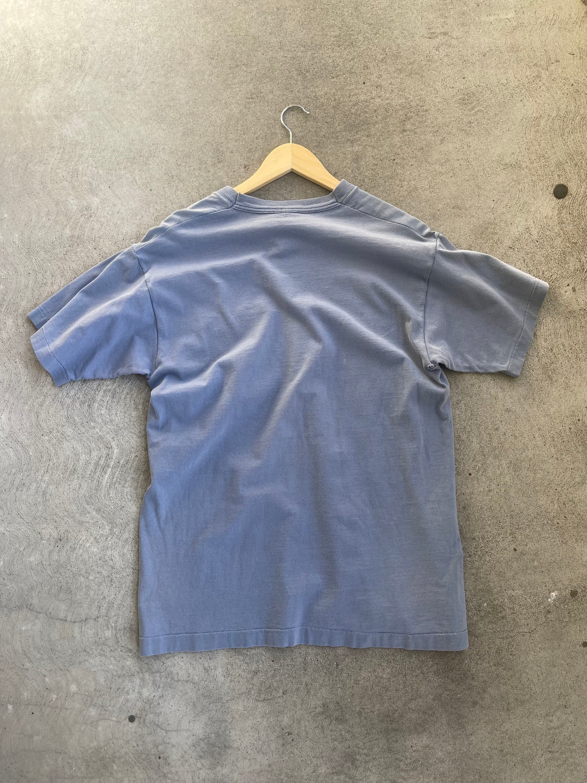 Vintage Pocket Tee BLUE GREY - L