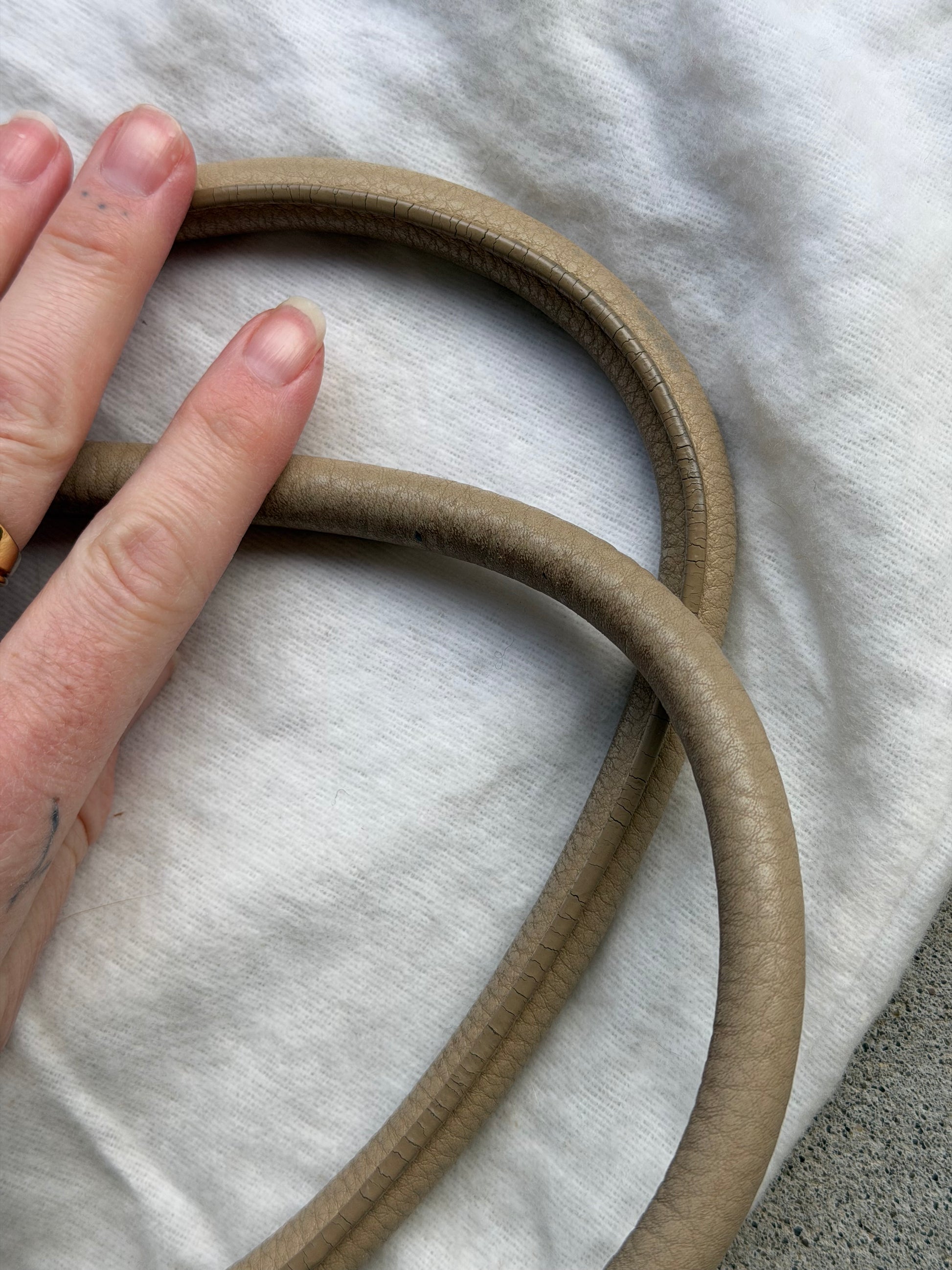 Preloved Prada 2-Way Handbag - Grey