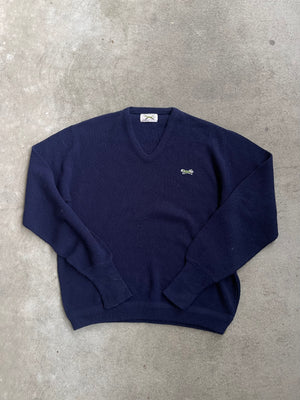 Vintage Dad Sweater in NAVY - L