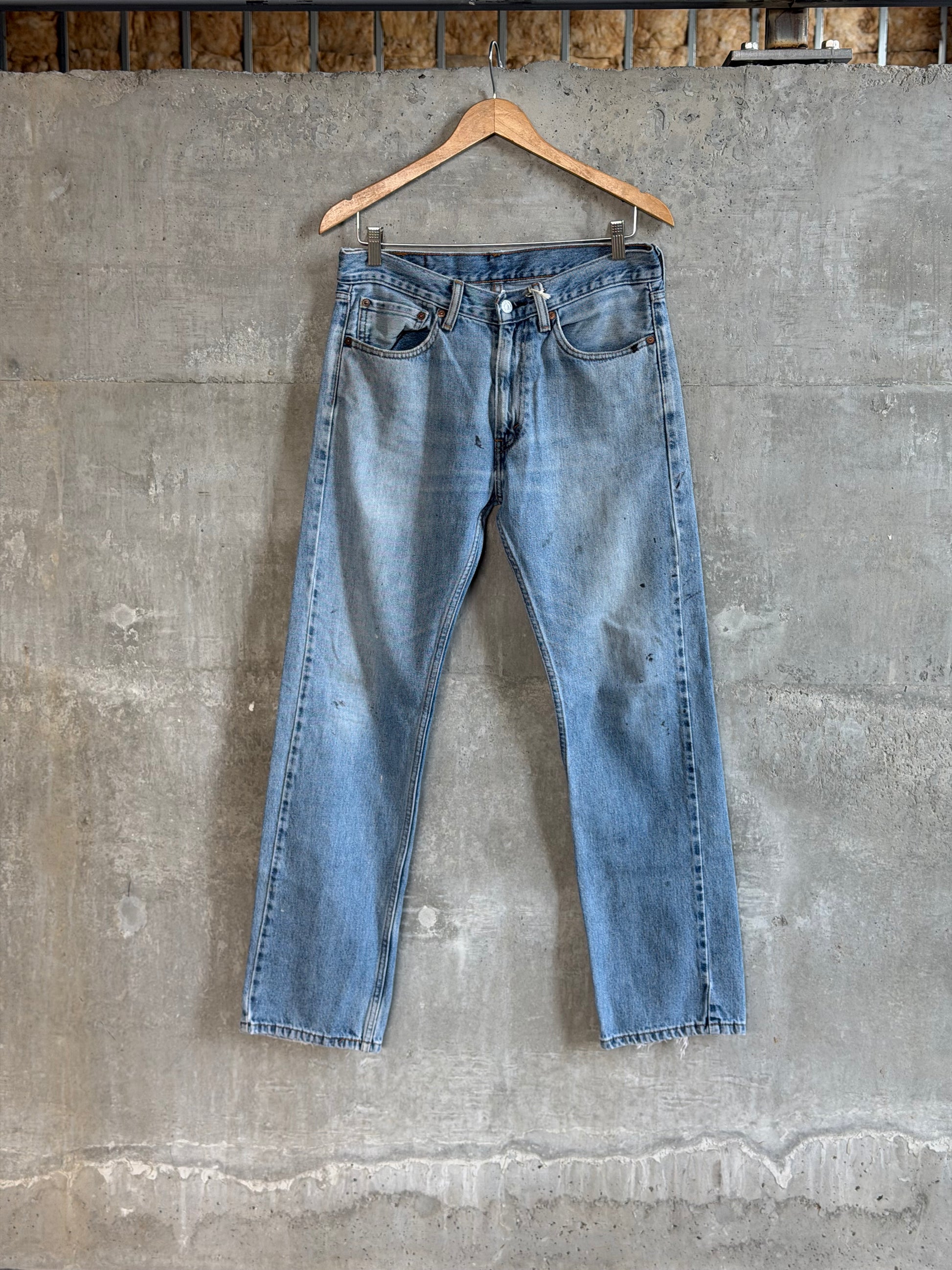 Vintage Levi's 505 Paint Splatter Denim - 32" W