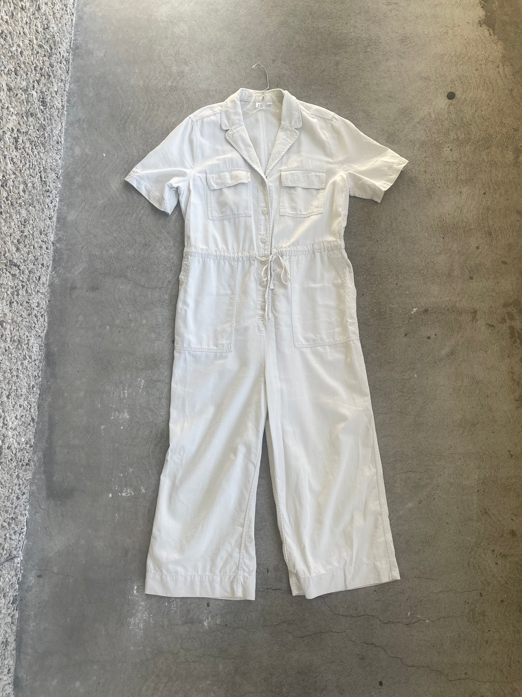Preloved Gap Boilersuit in ECRU - M