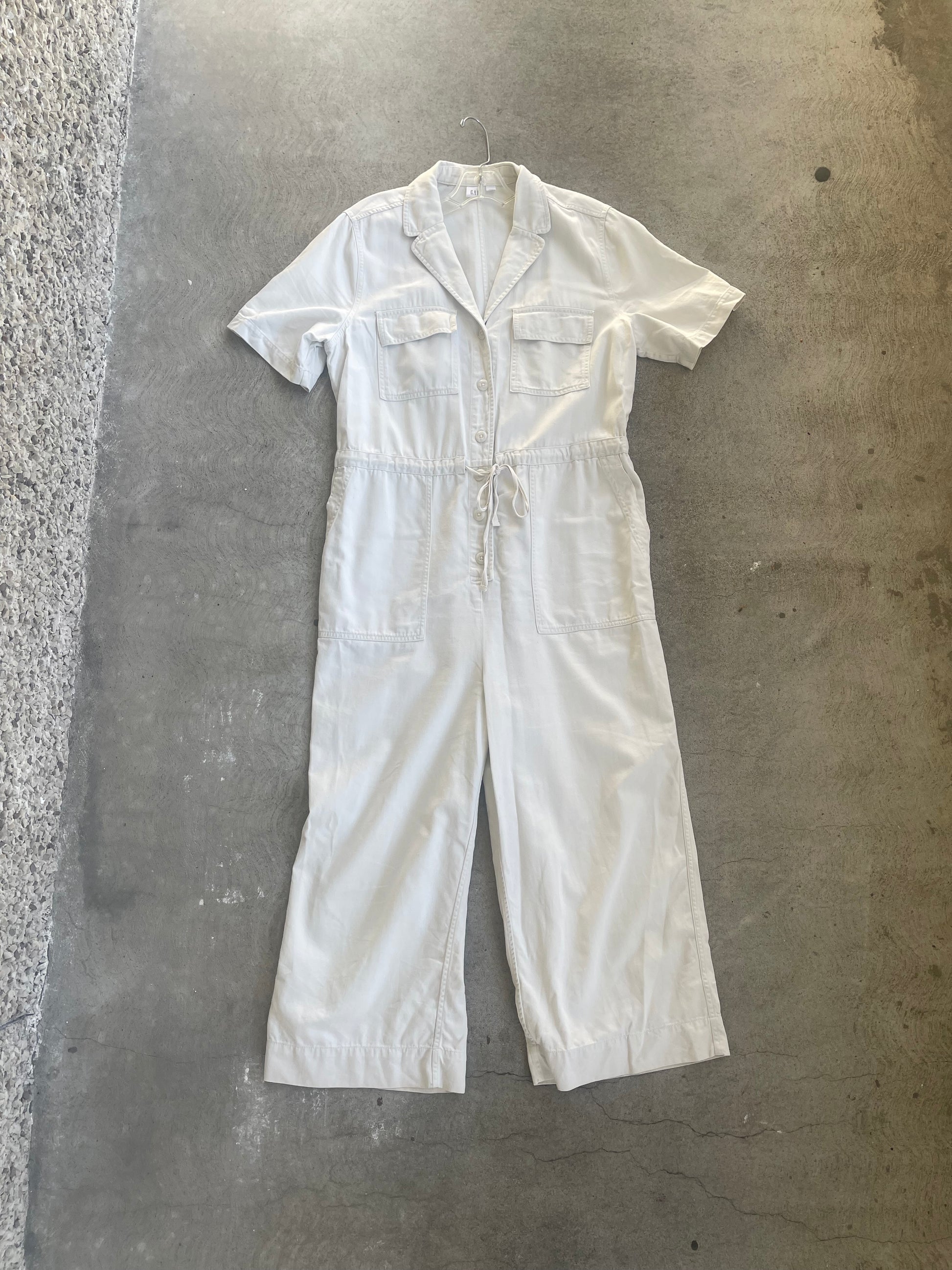 Preloved Gap Boilersuit in ECRU - M