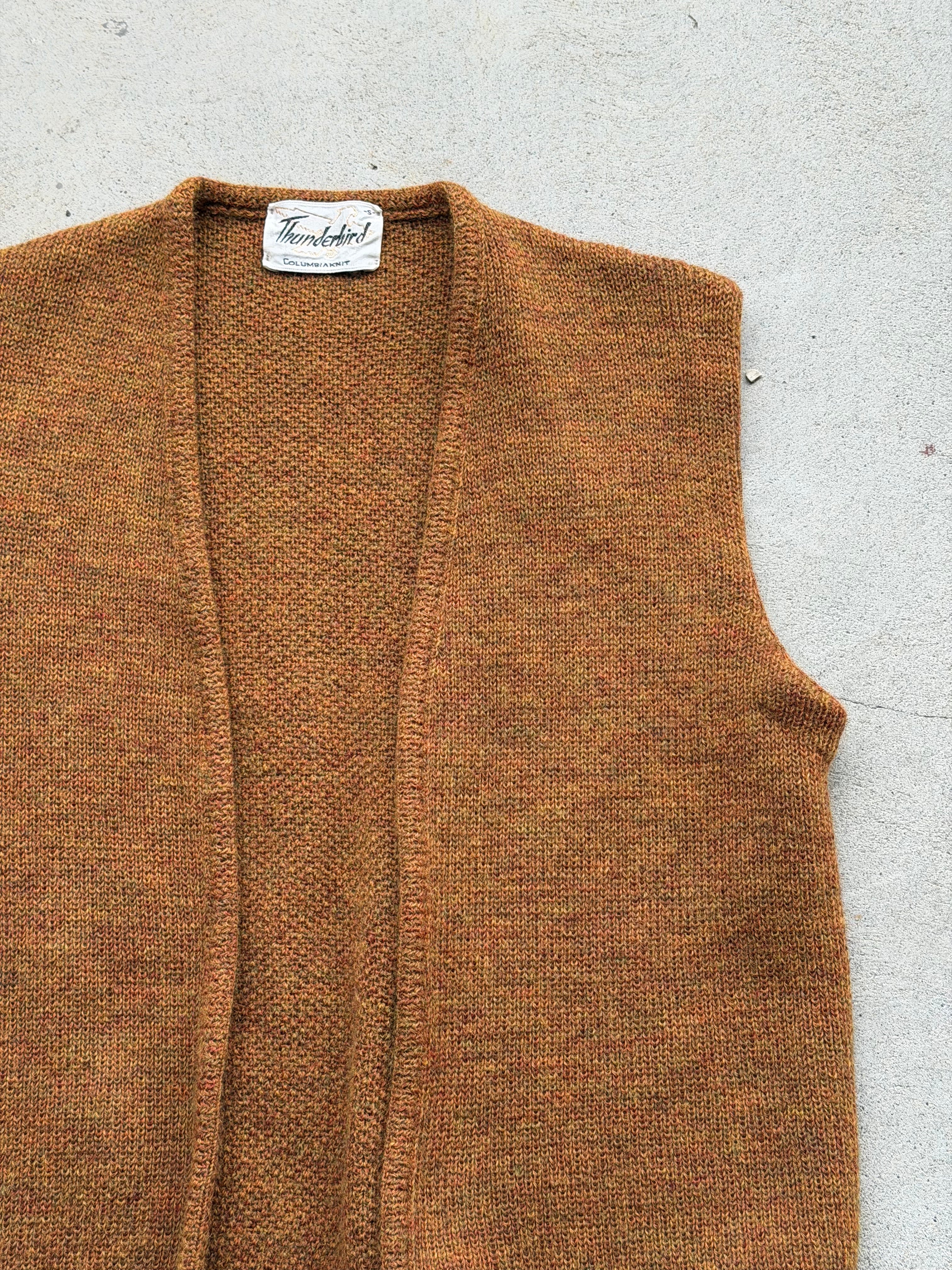 Vintage Wool Knit Vest TOFFEE - S – blaksands