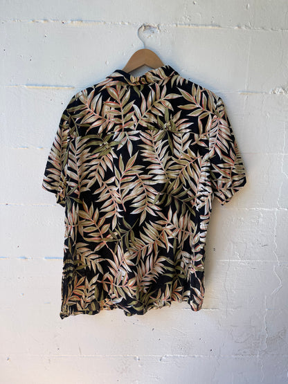 Cotton Hawaiian Shirt - L