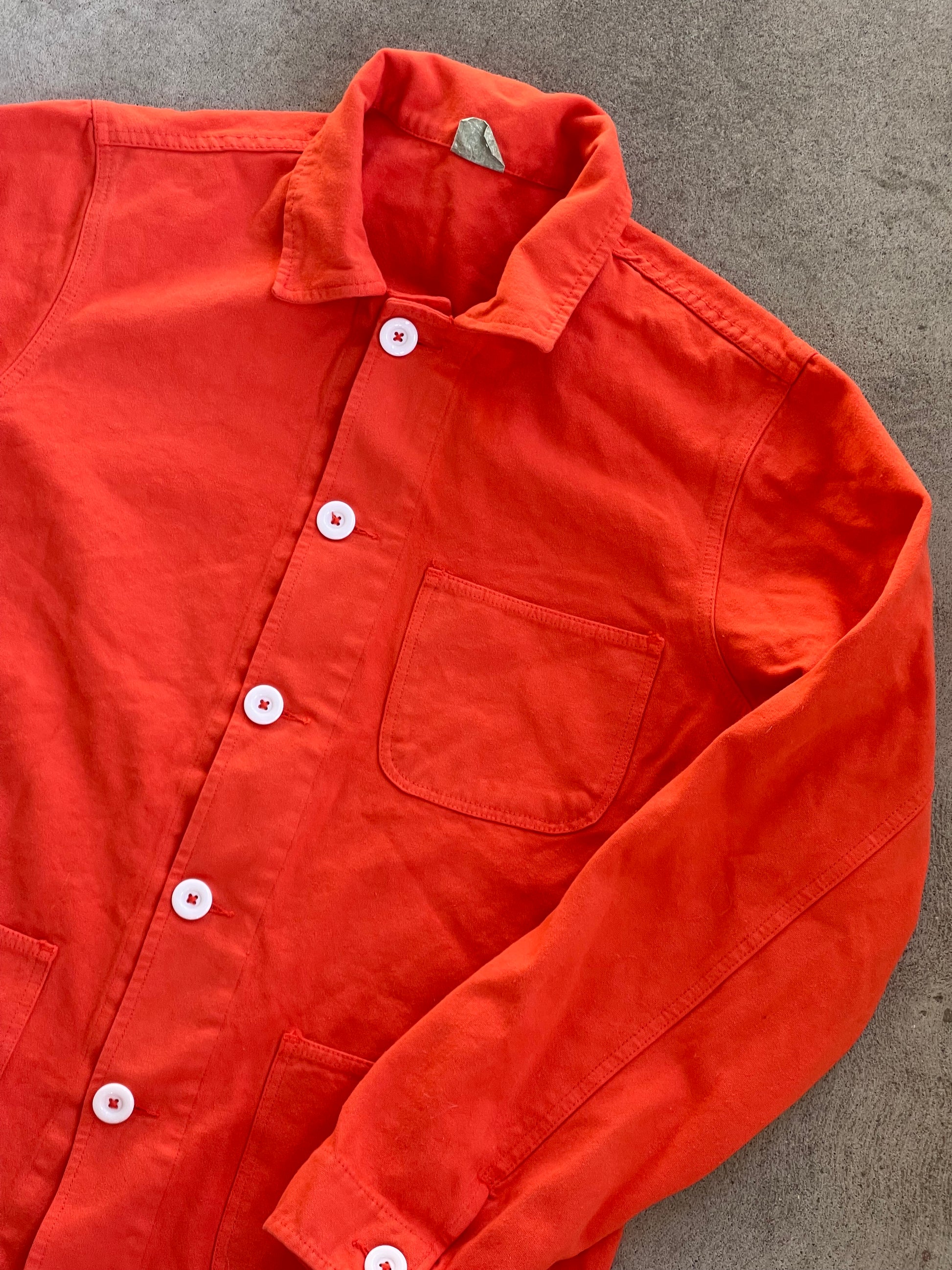 Overdyed Chore Coat in TOMATO - ( select size )