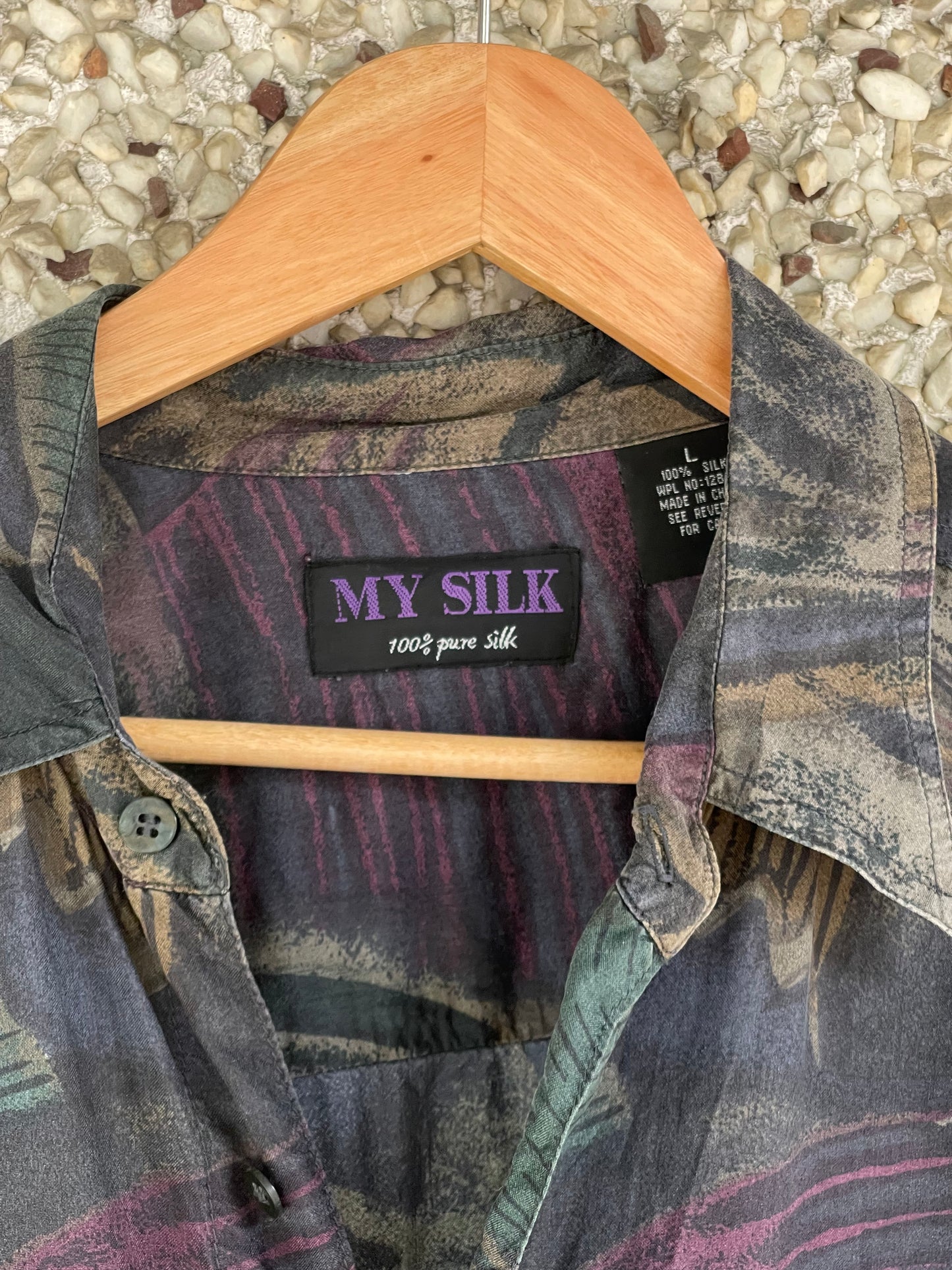 Vintage Silk Shirt - OS