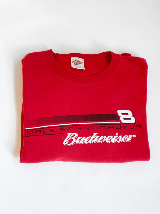 Vintage Dale Earnhardt Jr Budweiser Sweatshirt - XL