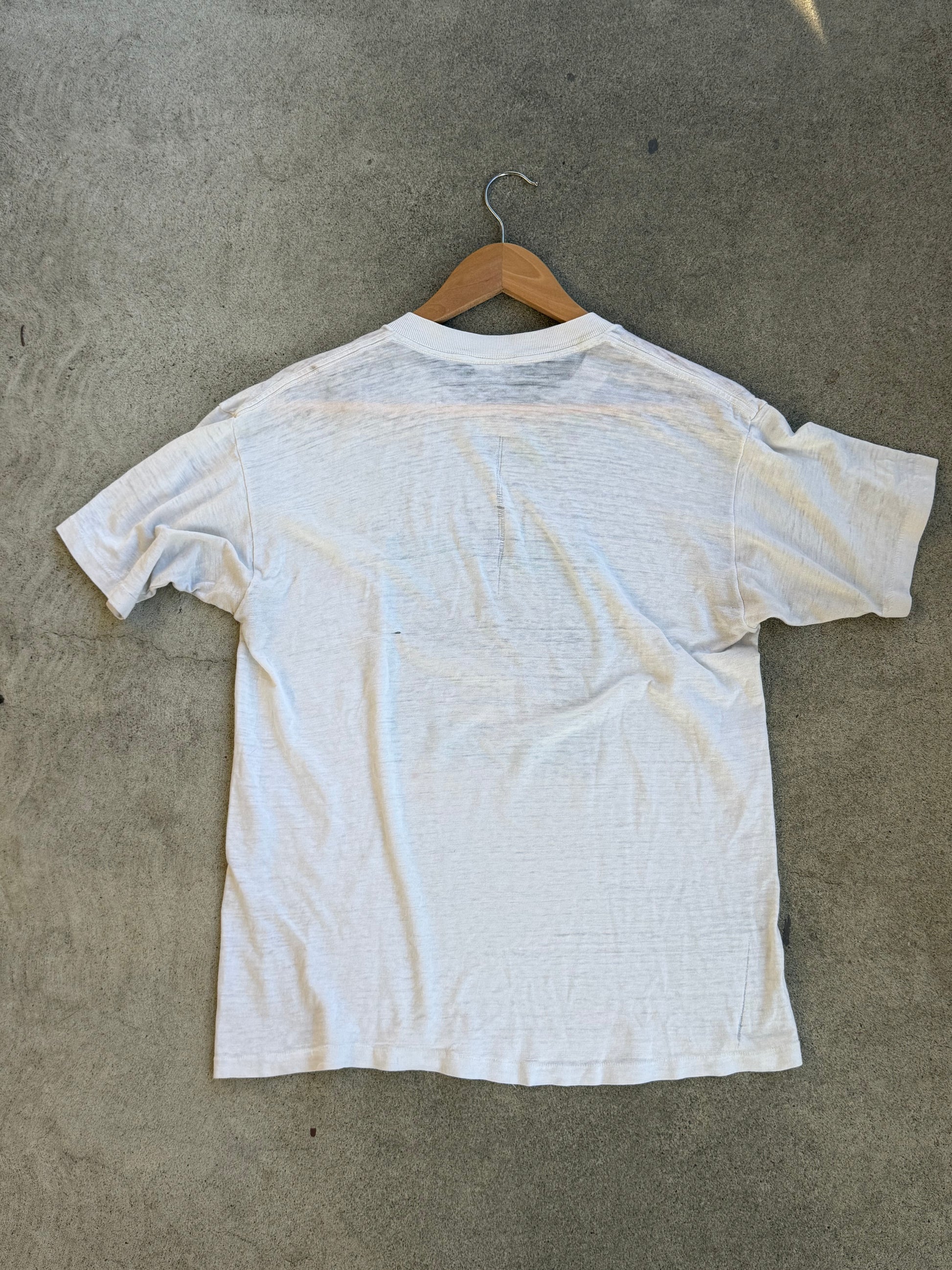 Vintage 1984  "Cycling Trials" Tee OFF WHITE - M