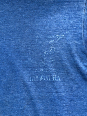 Vintage Paper Thin "Key West" Tee NAVY - S