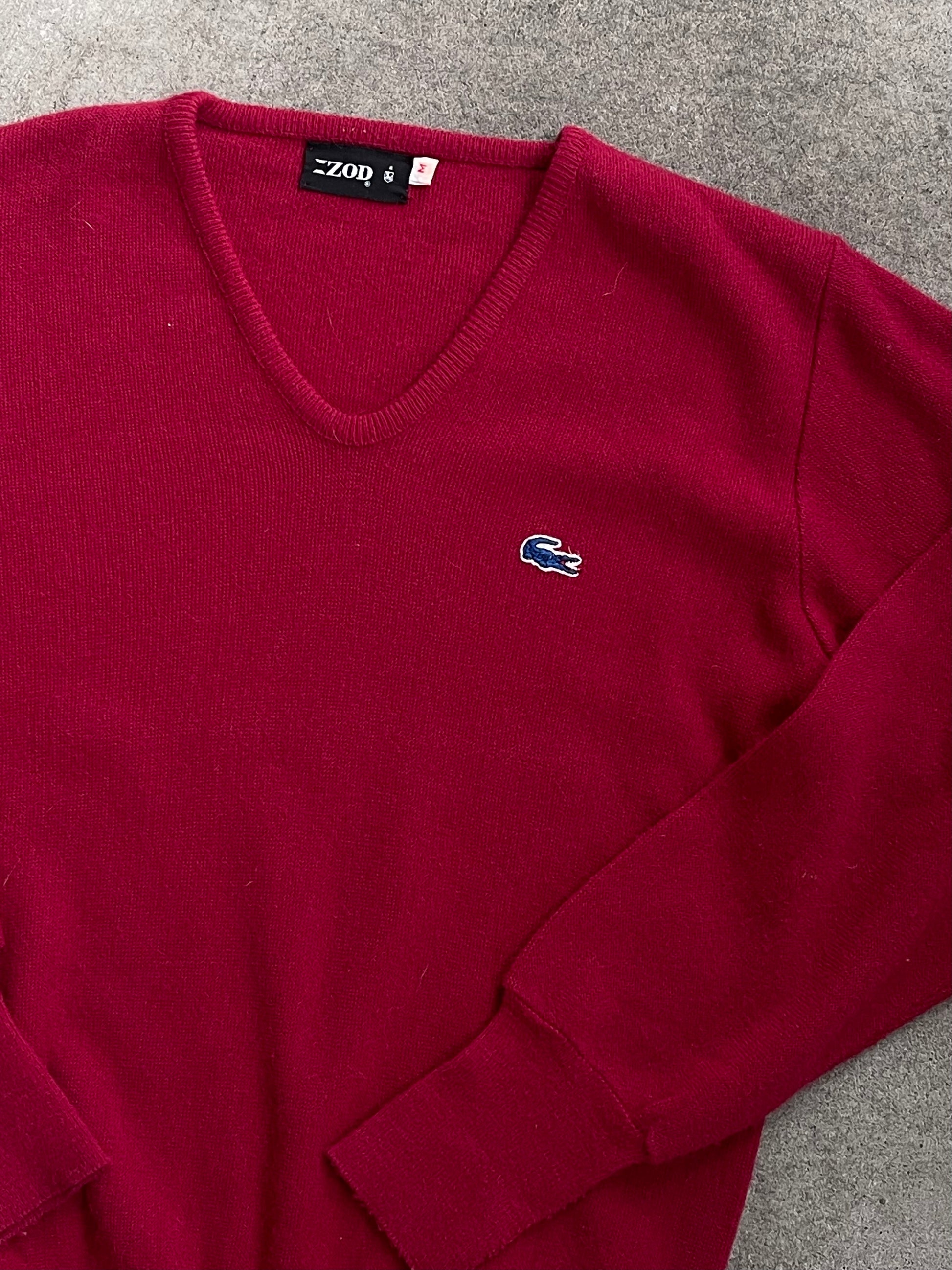 Vintage Dad Sweater in BERRY - S/M