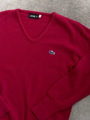 Vintage Dad Sweater in BERRY - S/M