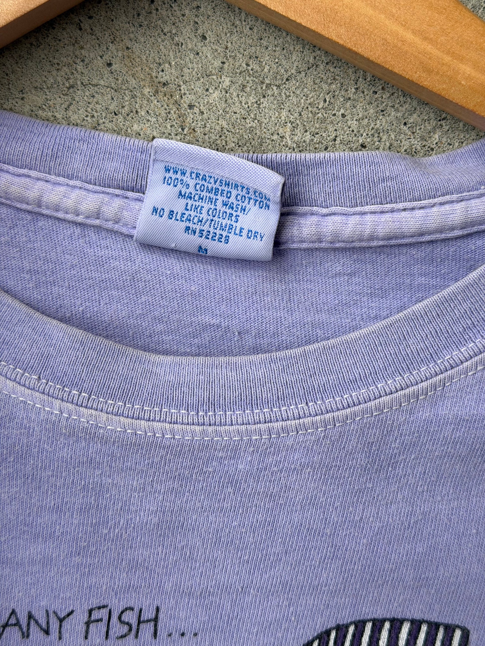 Vintage Crazy Shirt “So Many Fish” Cropped Tee - S/M