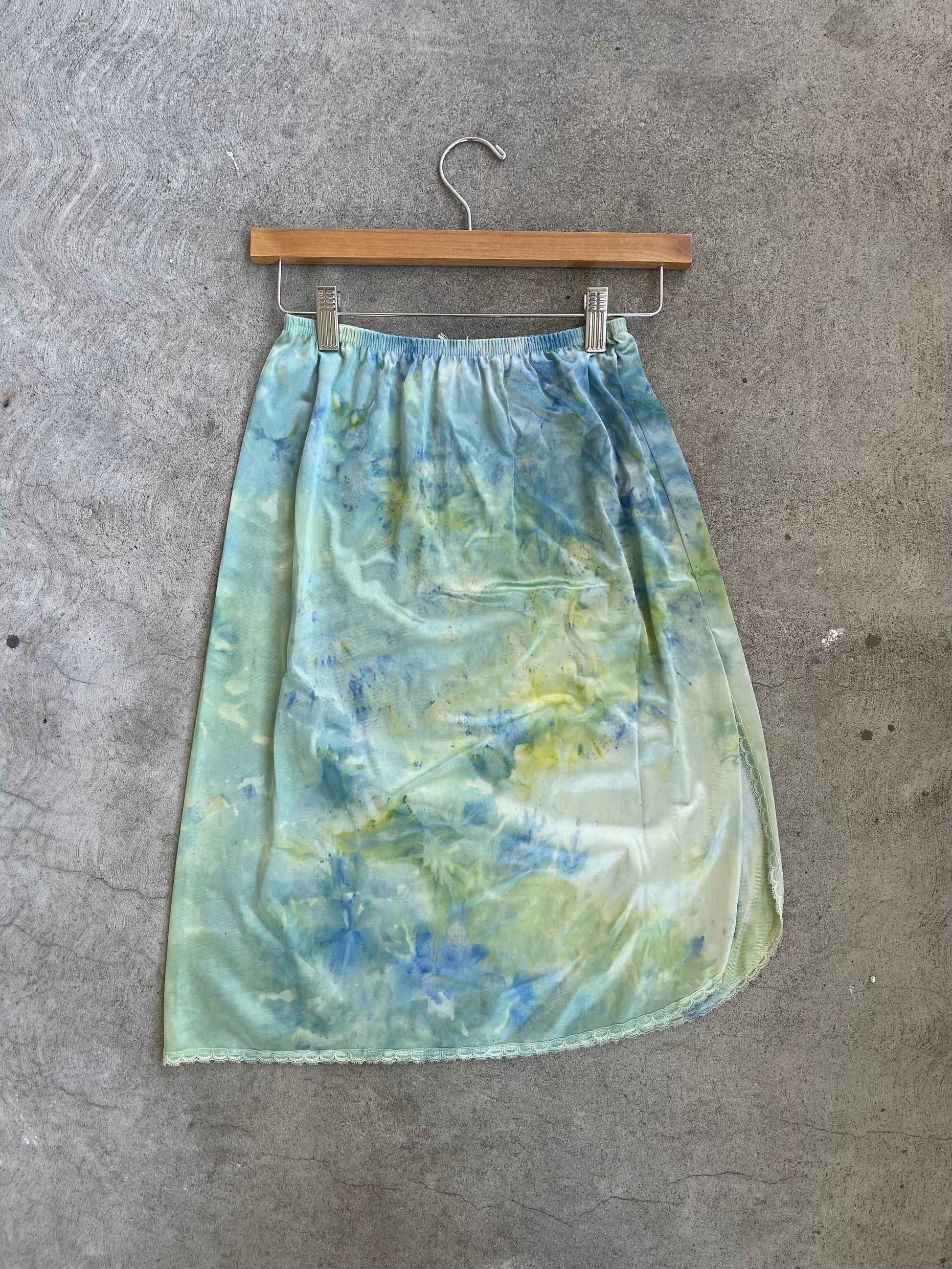 Vintage Slip Skirt REWORKED - S