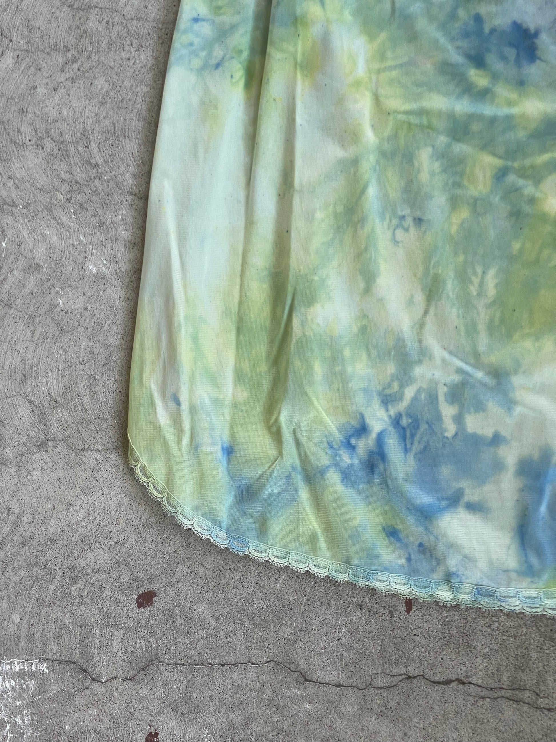Vintage Slip Skirt REWORKED - S