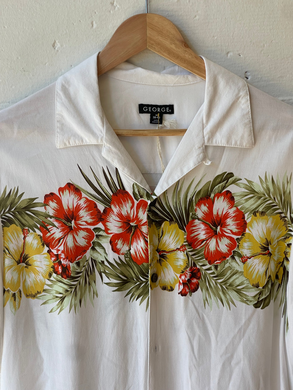 Rayon Hawaiian Easy Shirt - M/L