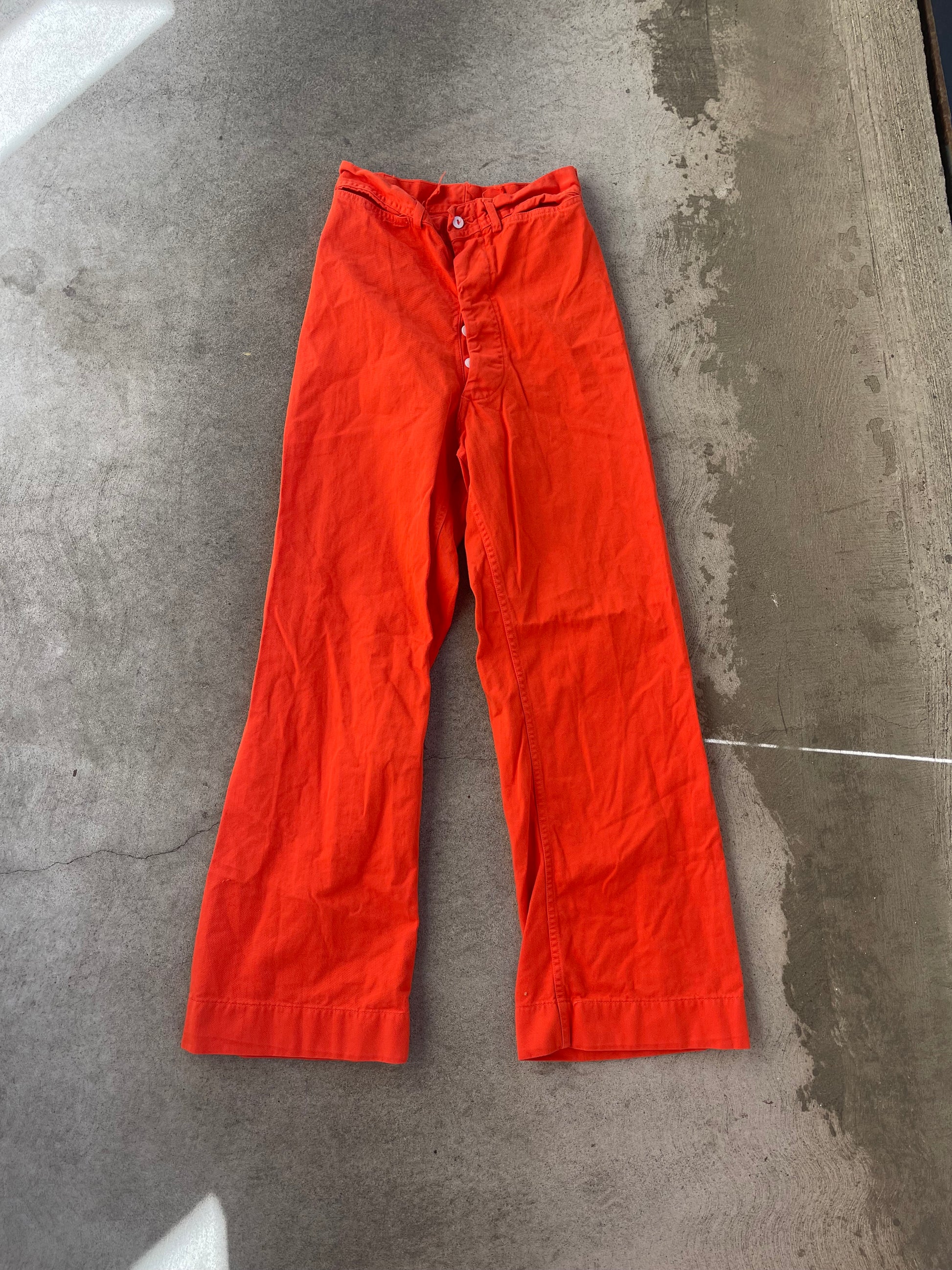Vintage Overdyed Wide Leg Sailor Pant TOMATO - 25"