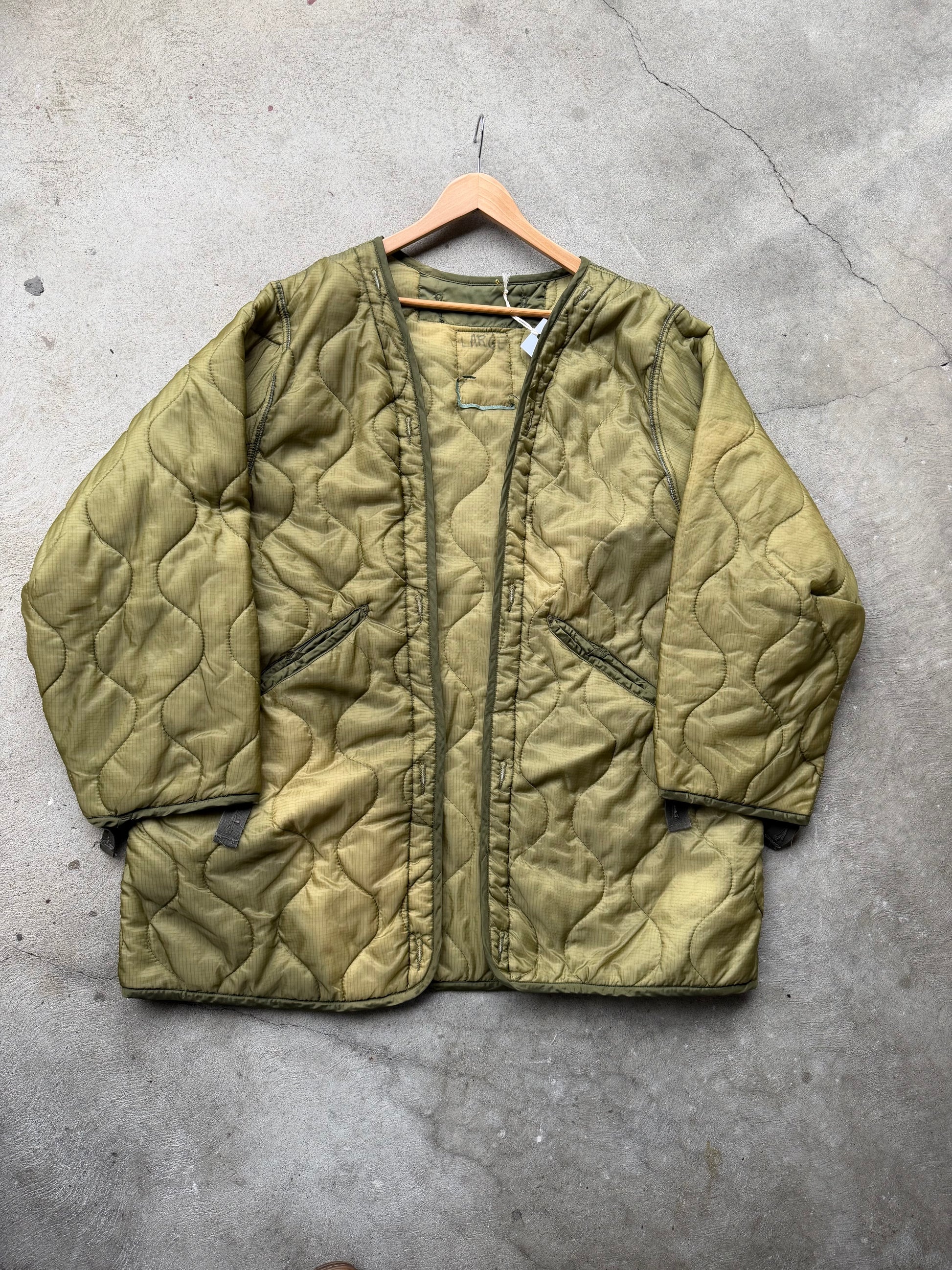 Vintage Military Parka Liner Jacket - XL