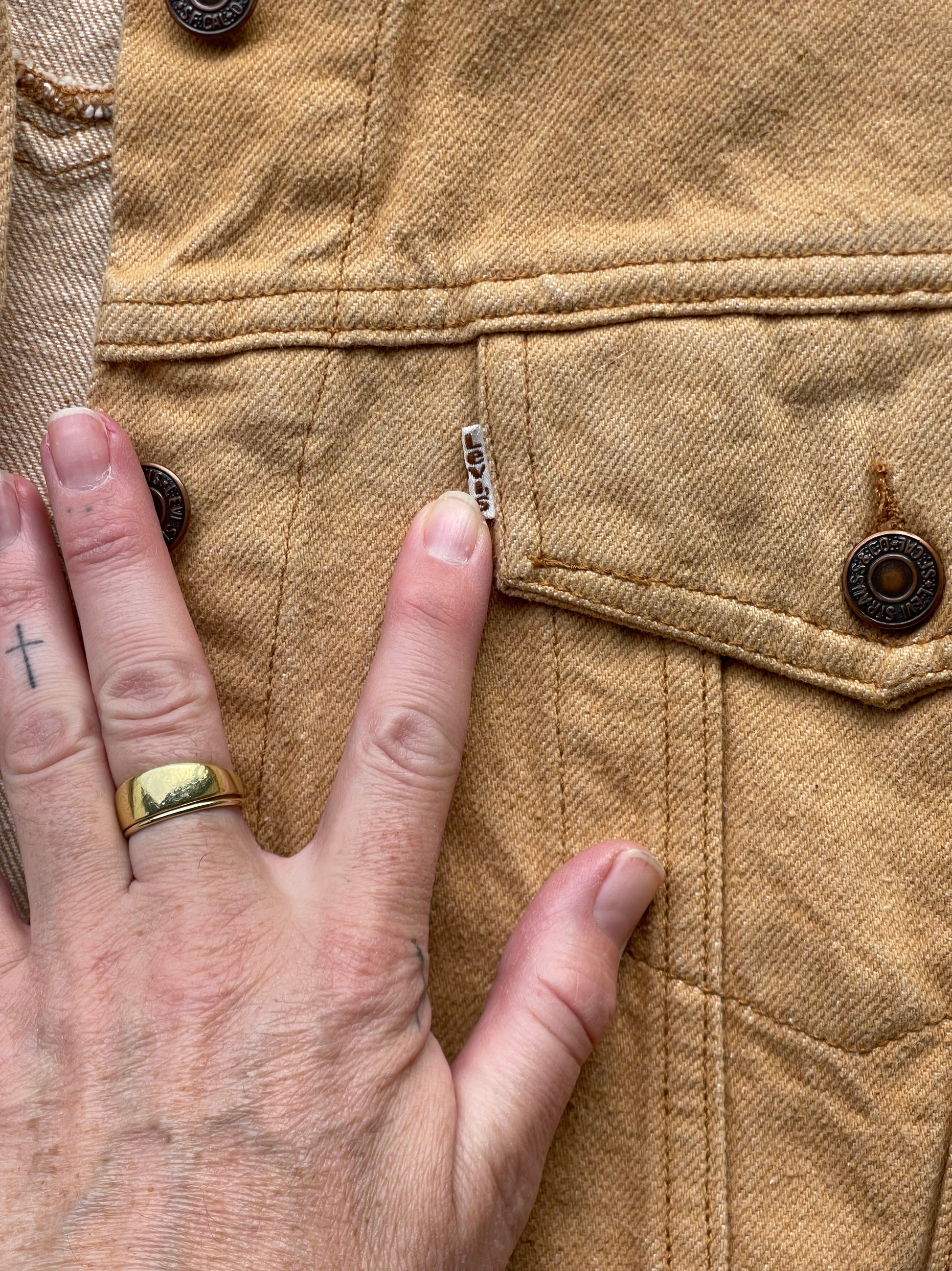 Vintage 1980s Levi’s x Sally Fox Denim Jacket - M/L