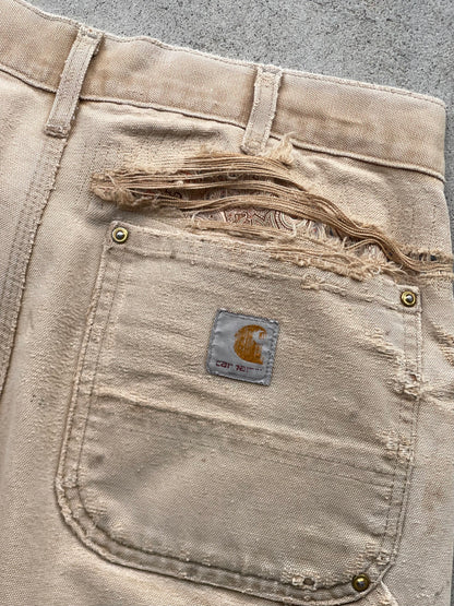 Carhartt Double Knee Canvas Workpant in TAN - 30" W