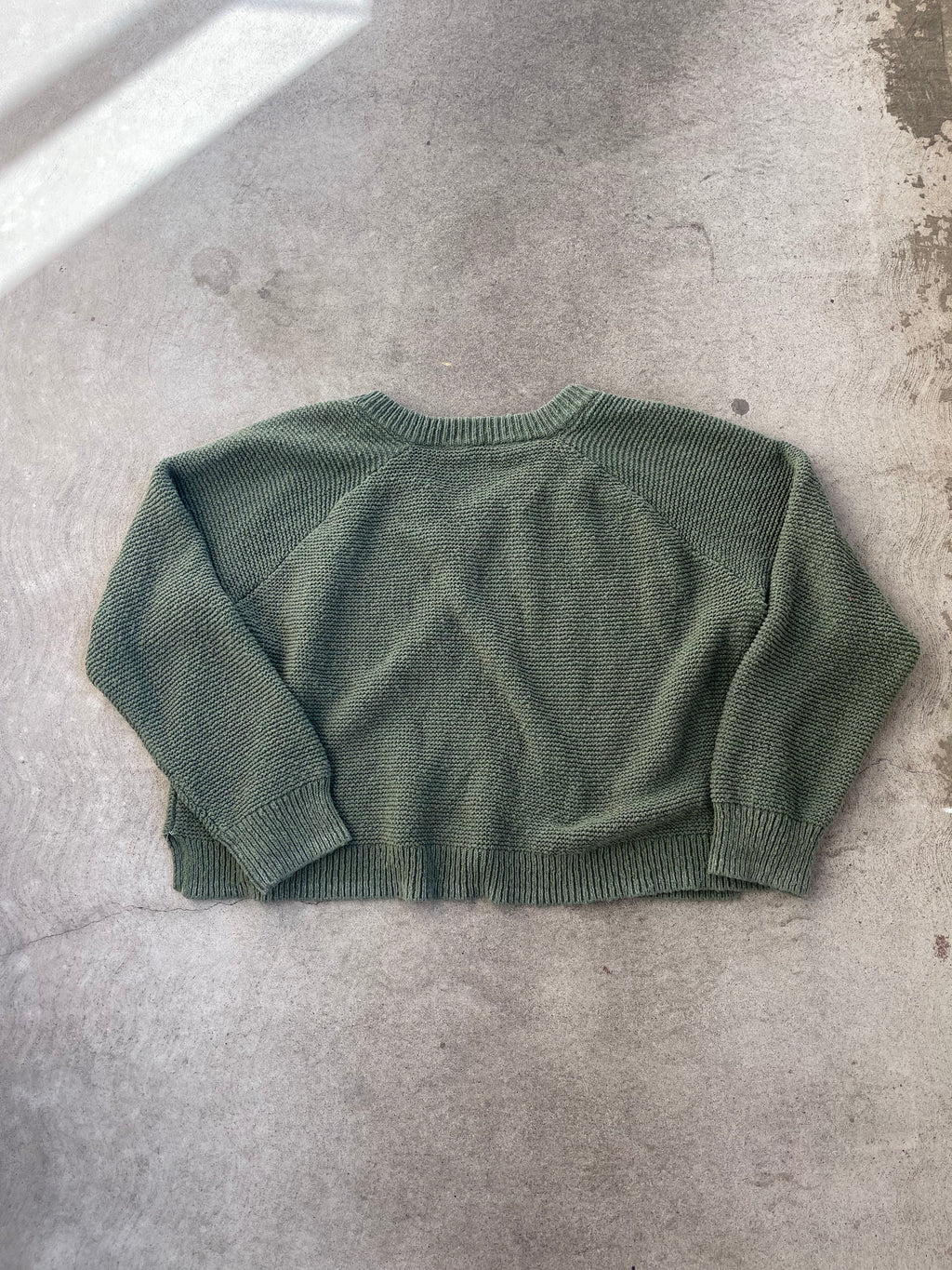 Preloved Overdyed Madwell Cotton Sweater - OS