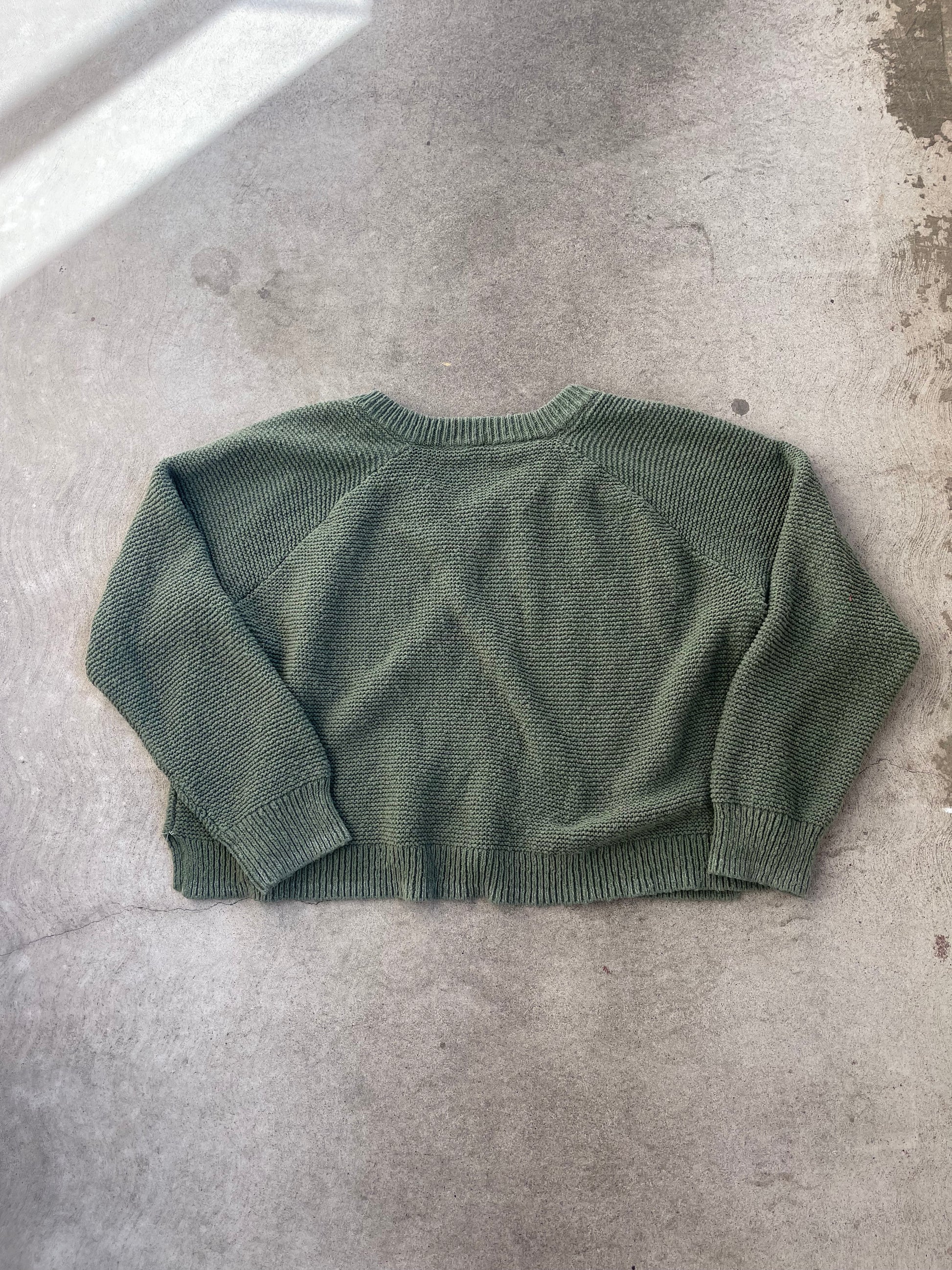 Preloved Overdyed Madwell Cotton Sweater - OS