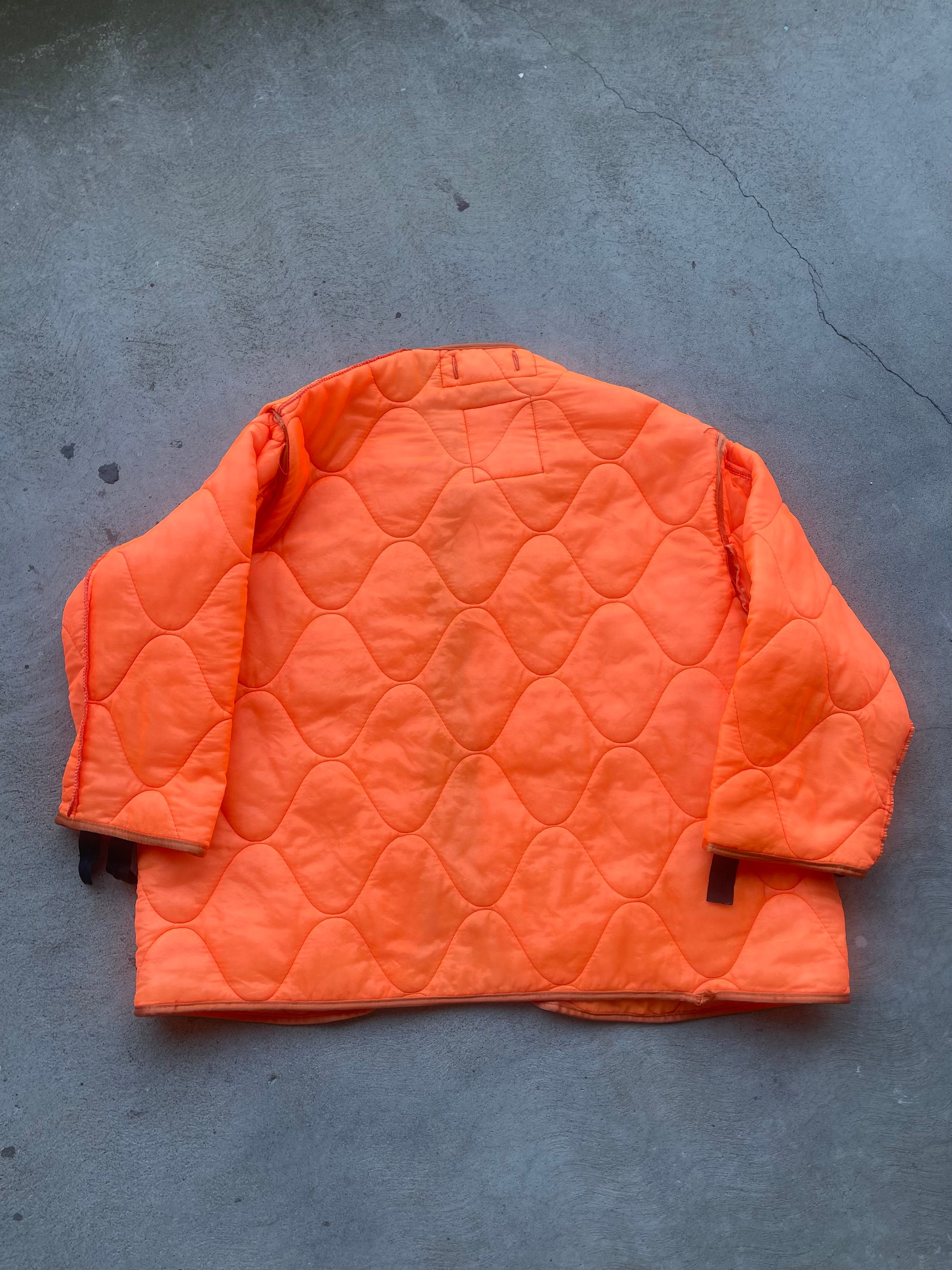 Vintage Military Liner Jacket ( HIGH VIS ) - M