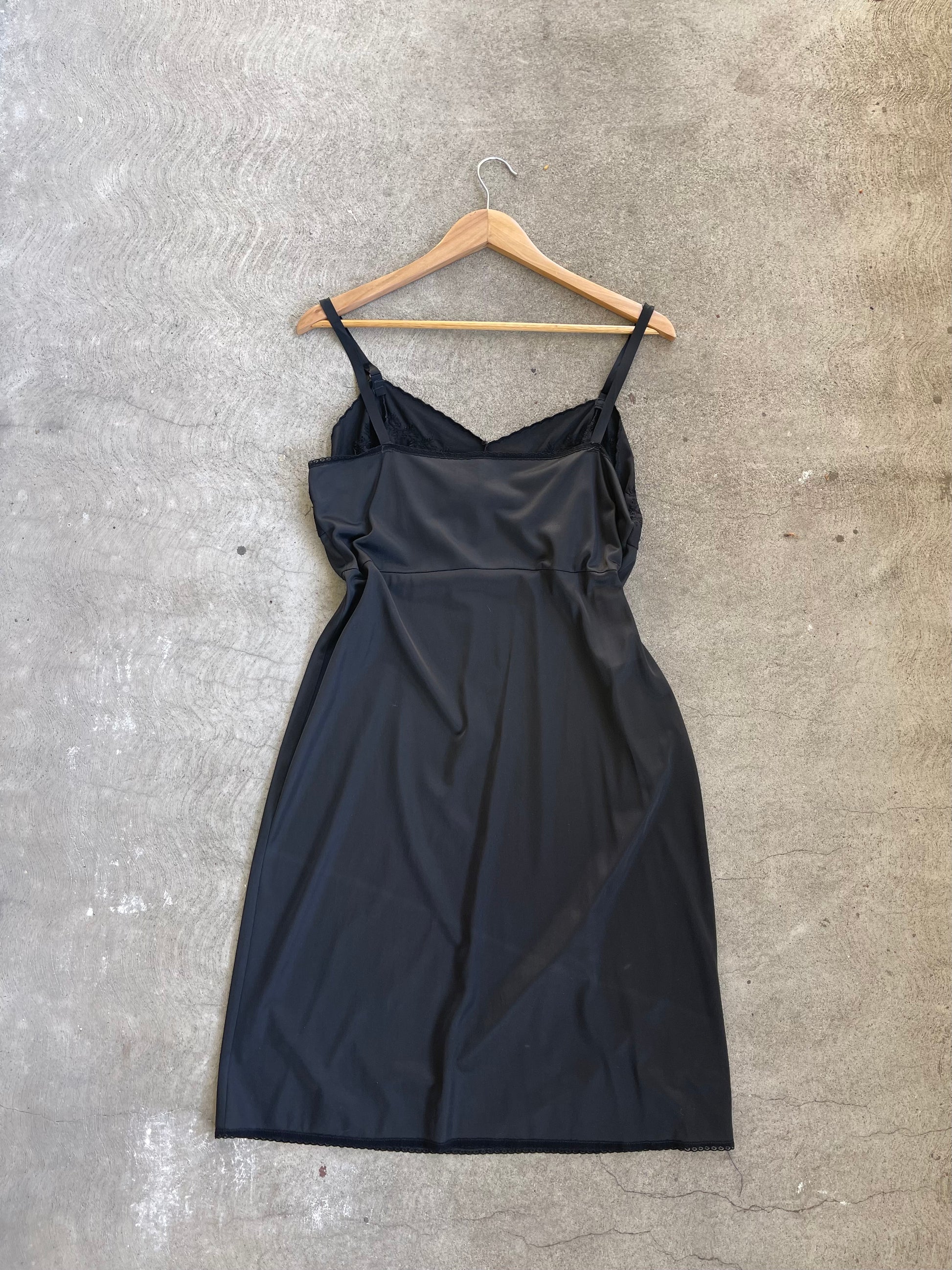Vintage Slip Dress BLACK 01 - M