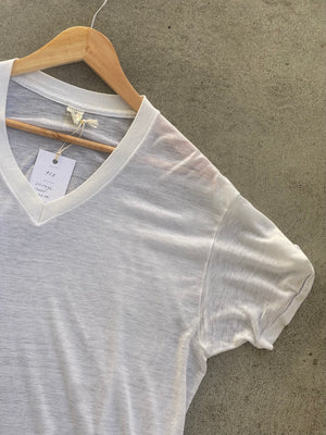 Vintage Paper Thin V-Neck Tee - OS