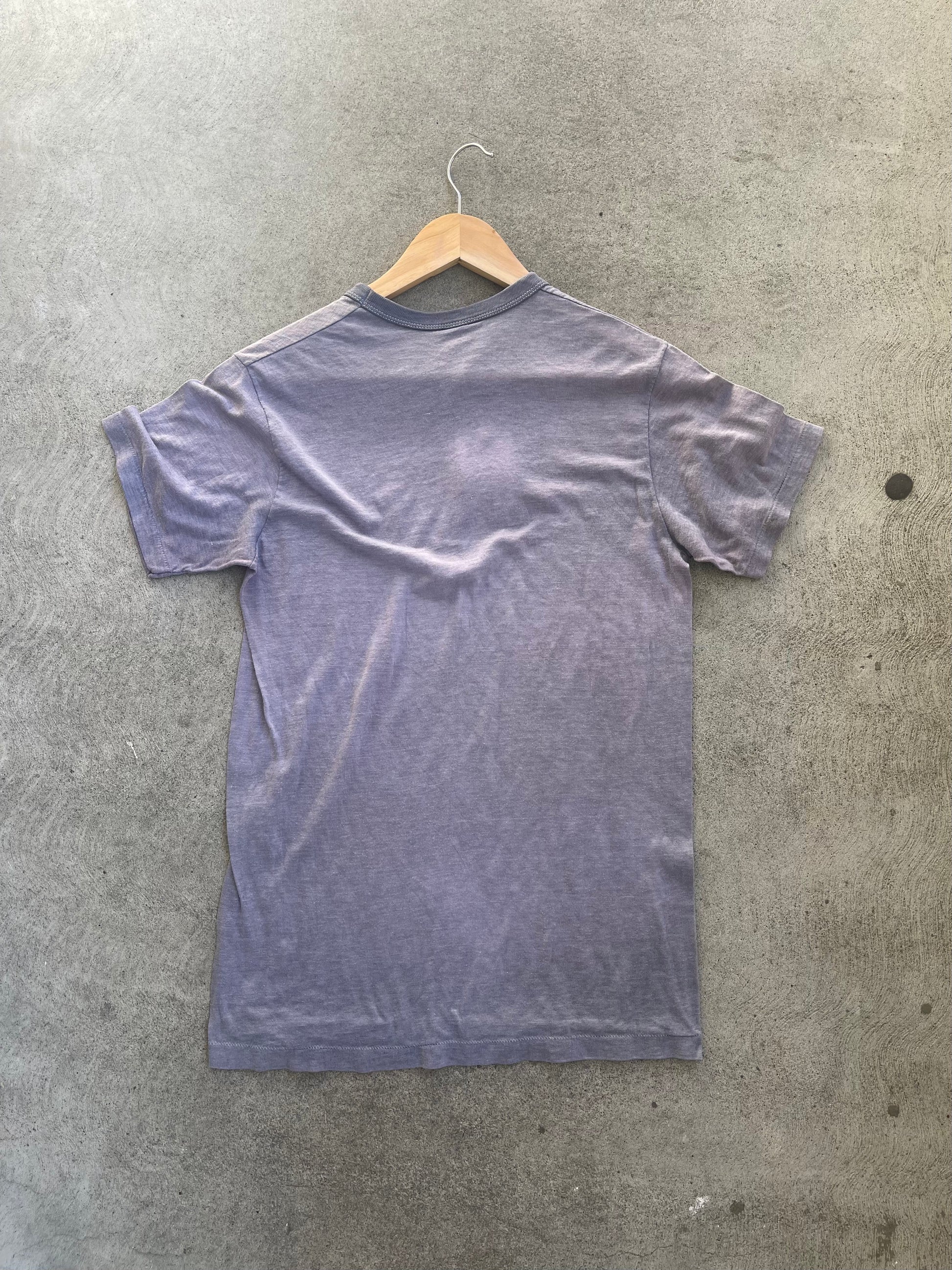 Vintage Paper Thin Crew Neck BLUE PURPLE - S