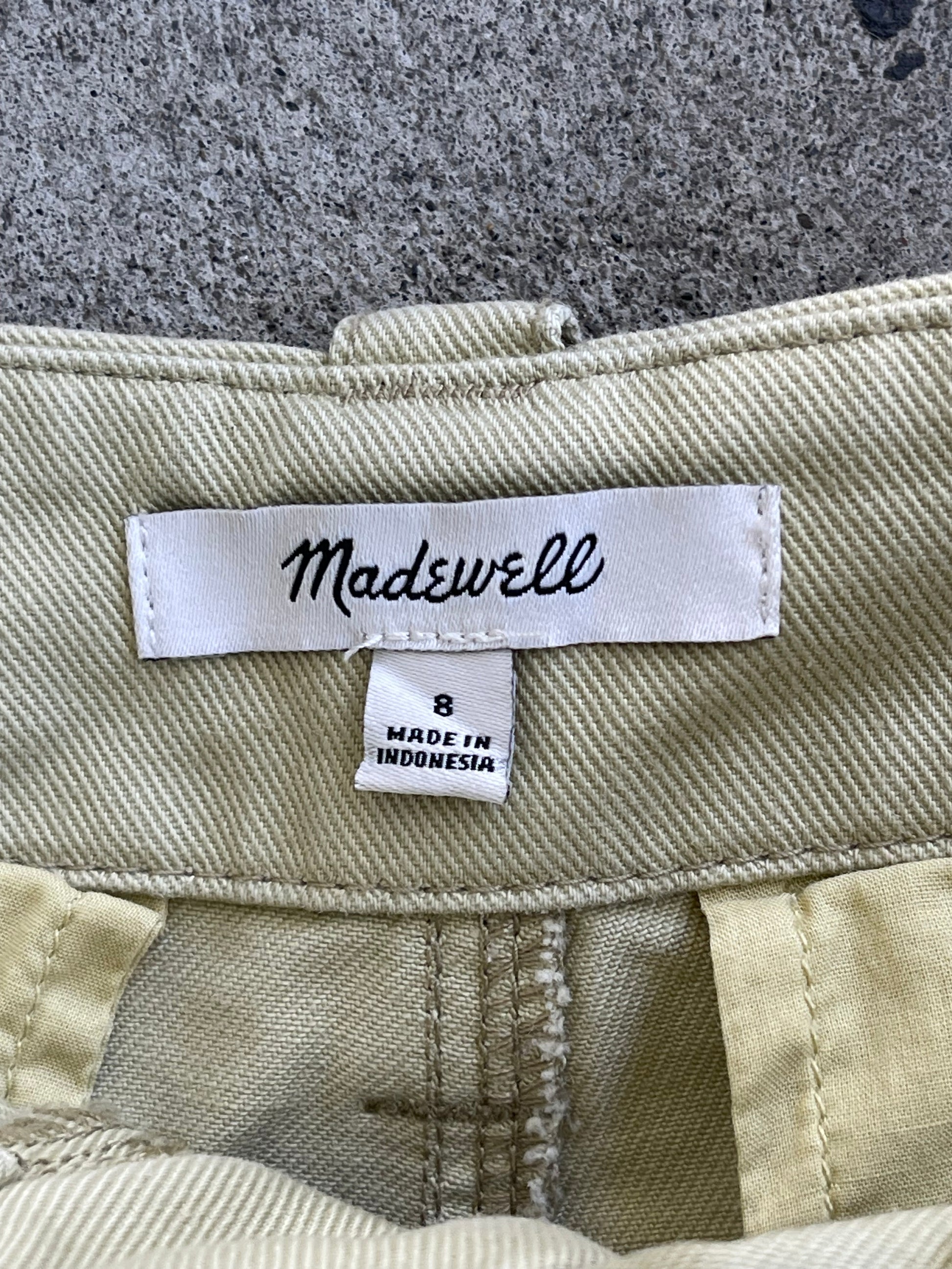 Pre-loved Madewell Cotton Pants( Green ) - Size 8