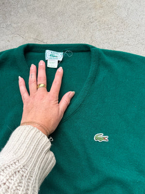 Vintage Dad Sweater in EMERALD - L