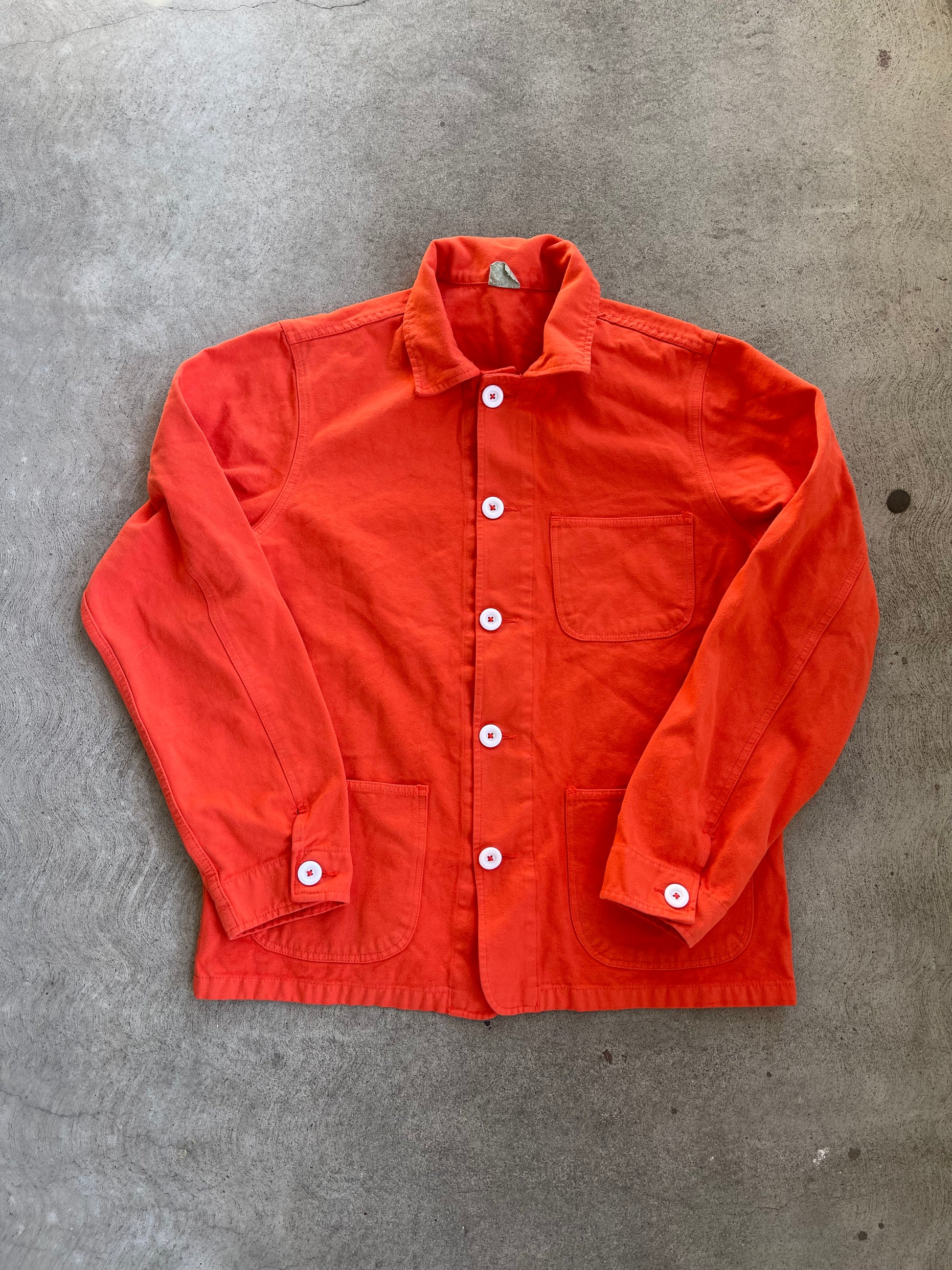 Overdyed Chore Coat in TOMATO - ( select size )