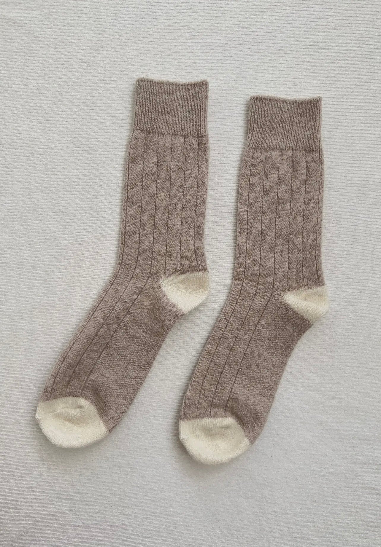 Le Bon Shoppe Classic Cashmere Sock in FAWN - OS