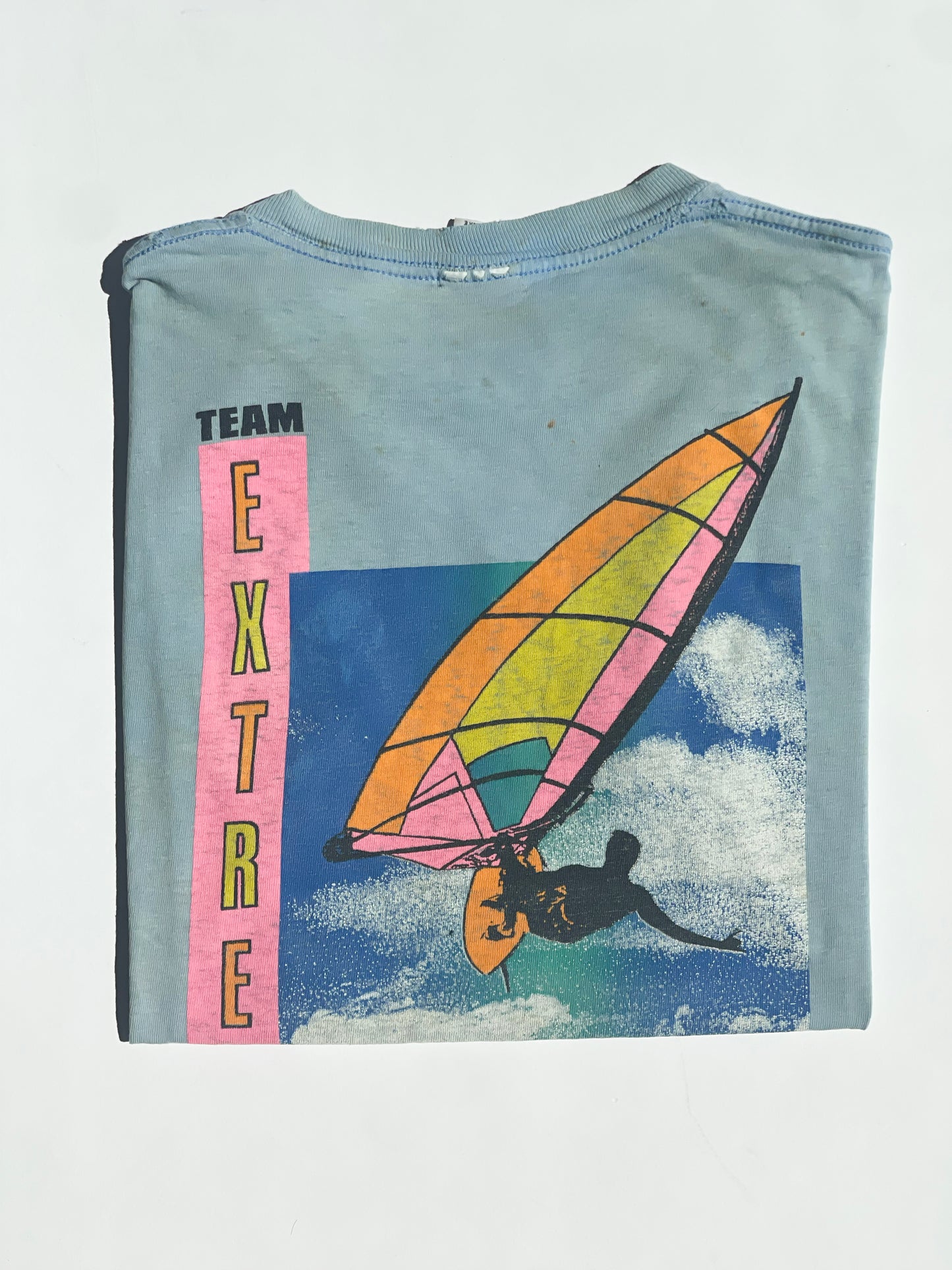 Vintage 1989 Thrashed Hobie Extreme Tee - S/M